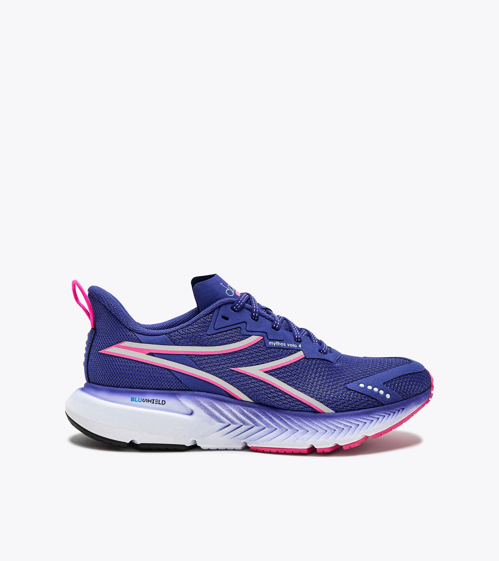 Running shoe - Stability and lightness - Donna
 MYTHOS BLUSHIELD VOLO 4 W CLEMATIS BLUE/WHITE - Diadora