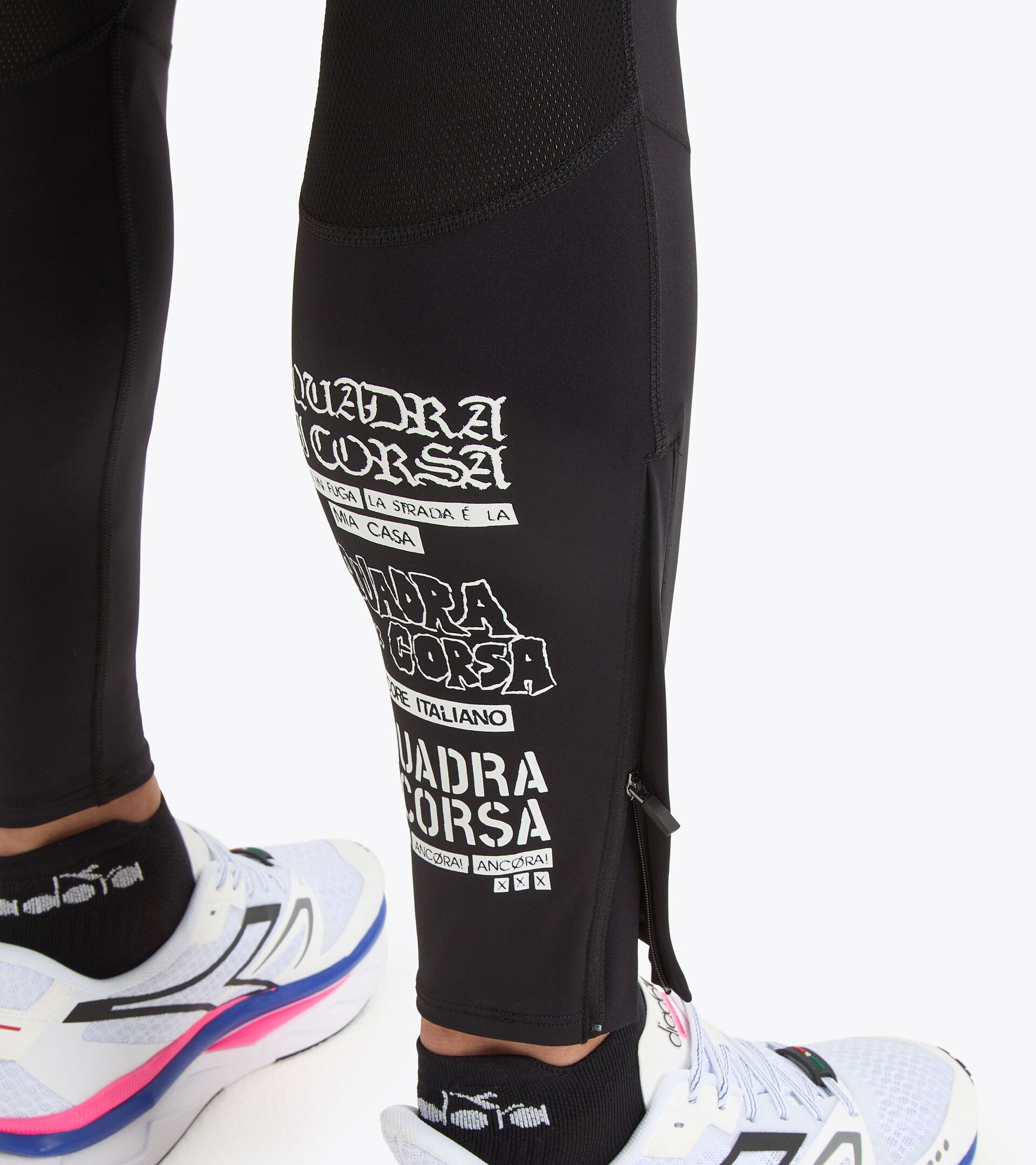 Leggings da running Squadra Di Corsa - Uomo
 TIGHTS SQUADRA DI CORSA NERO - Diadora