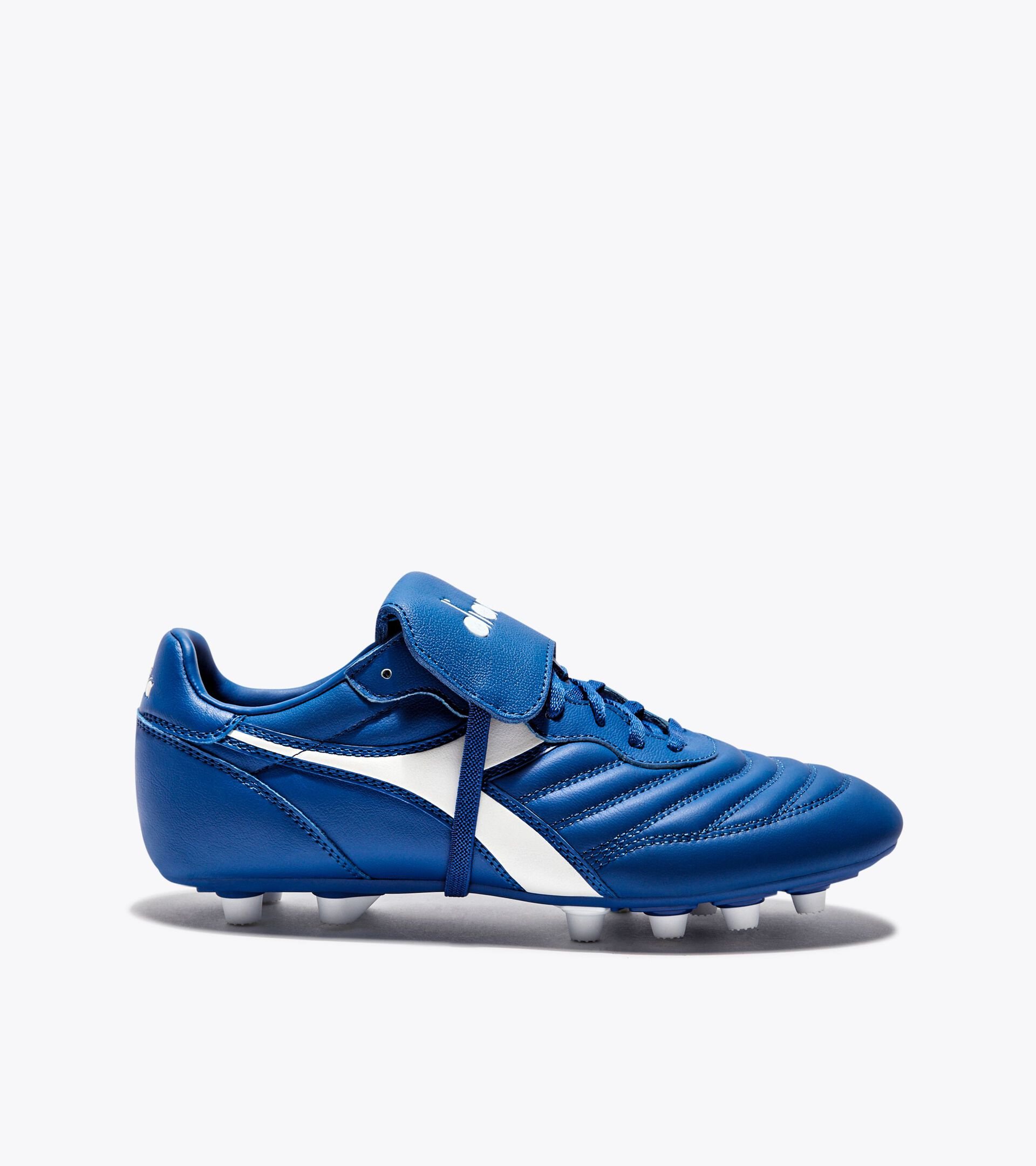 Calcio boots for firm grounds - Men’s BRASIL LT T MDPU ROYAL/WHITE - Diadora