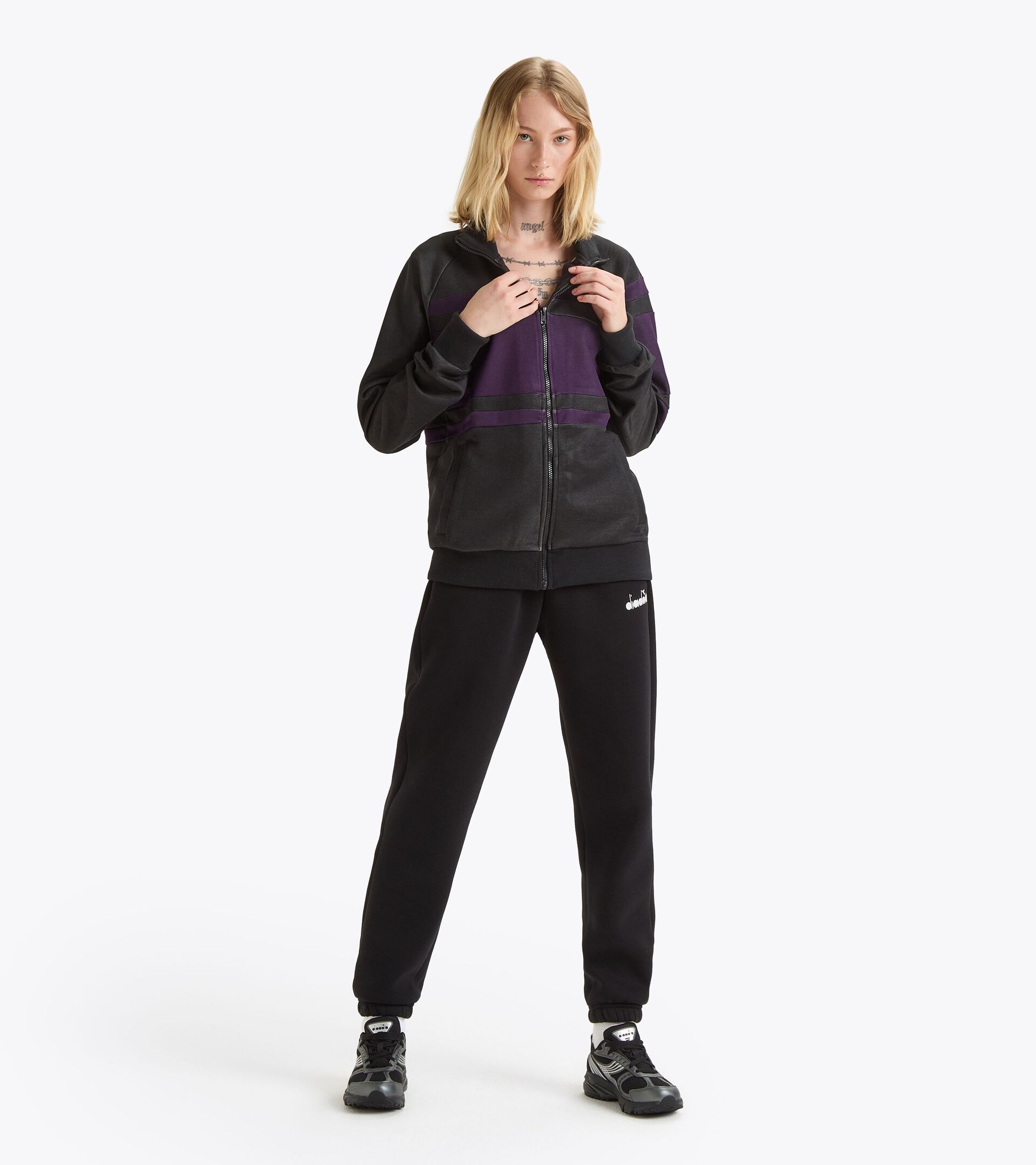 Trainingshose - Genderneutral PANTS ROUTE SCHWARZ - Diadora