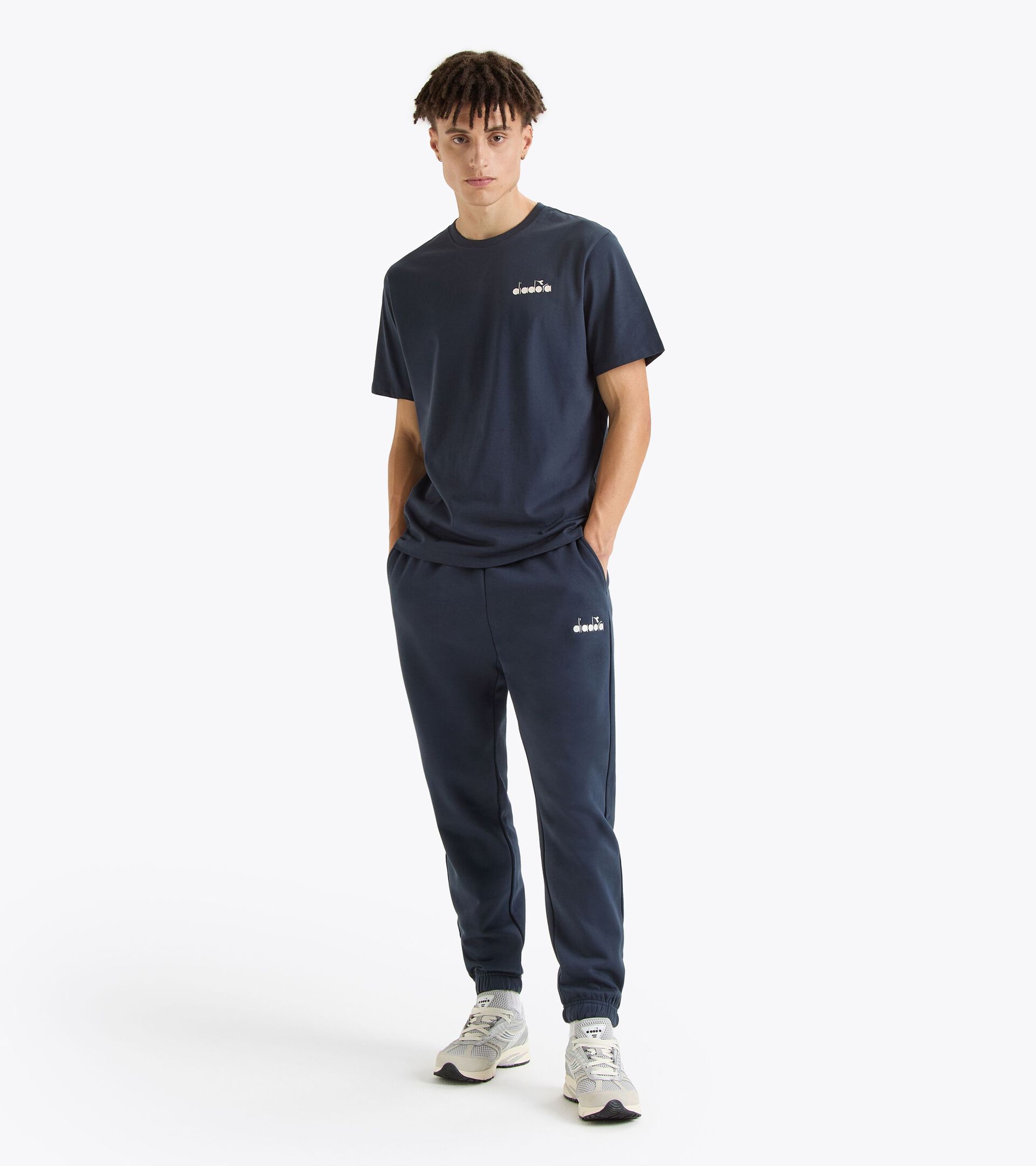 Sporty t-shirt - Gender Neutral T-SHIRT SS ROUTE BLUE DENIM - Diadora