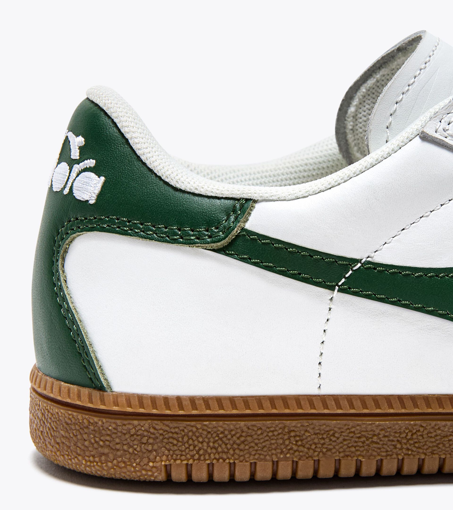 Leather sneakers - Gender Neutral TRAINER WHITE/FOGLIAGE GREEN - Diadora