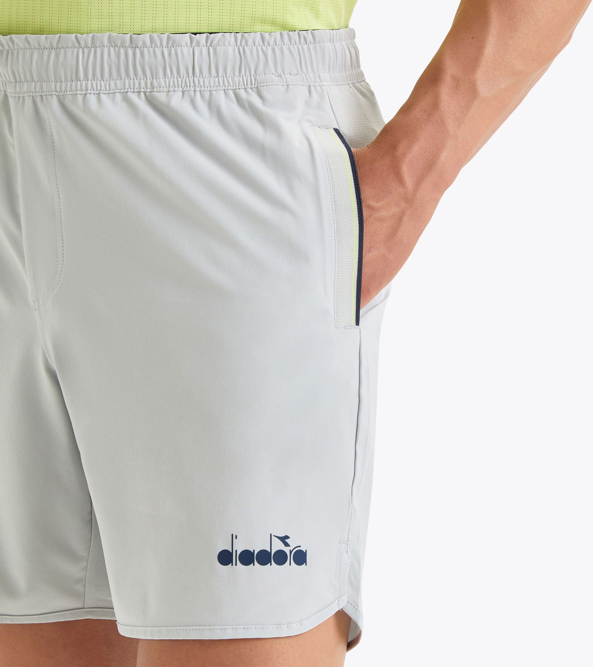 7’’ tennis shorts - Competition - Men’s
 SHORT 7'' ICON GREY CLOUD - Diadora