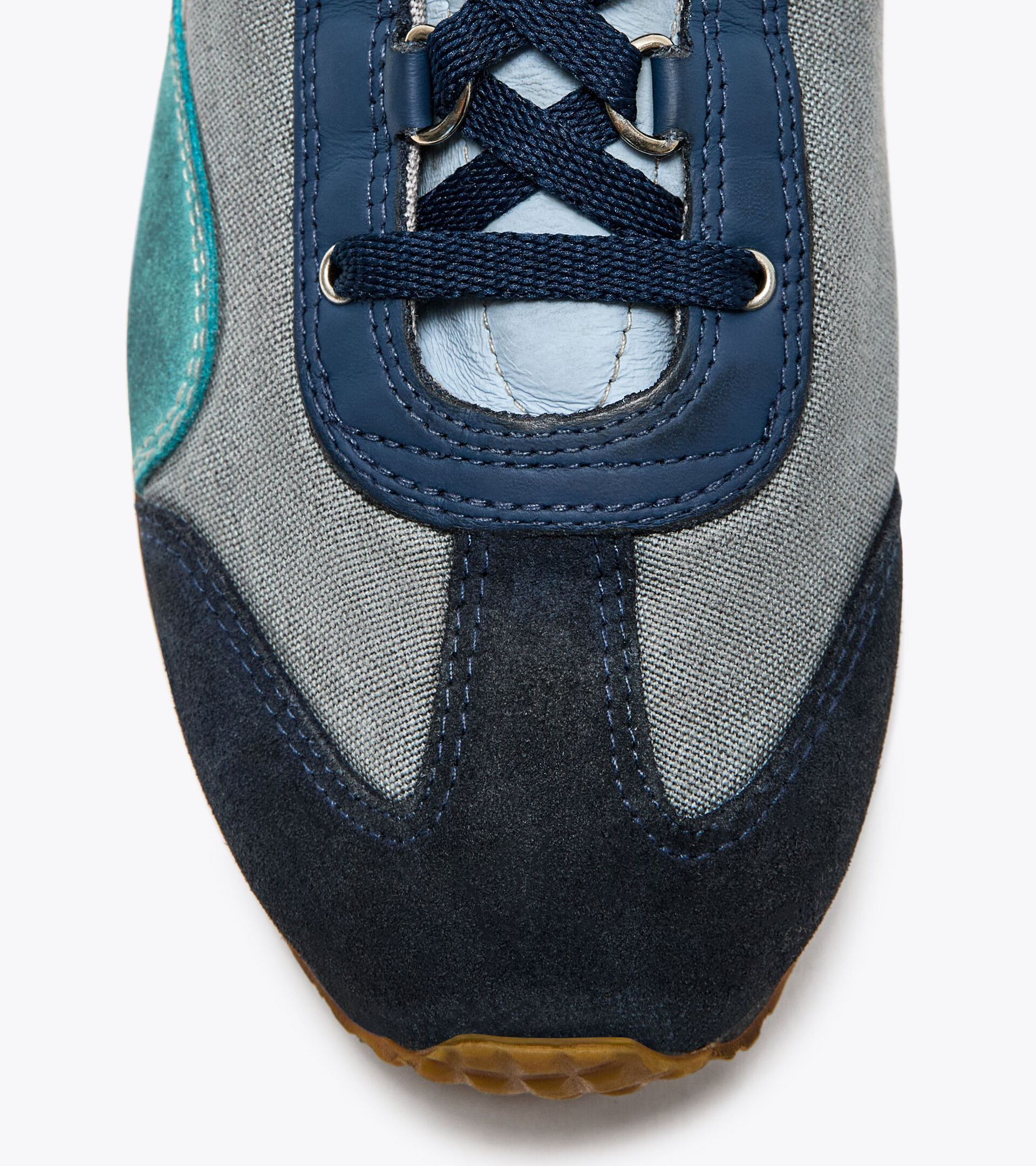 Heritage leather sneaker - Gender Neutral EQUIPE DIRTY SW EVO LIGHT SKY-BLUE - Diadora