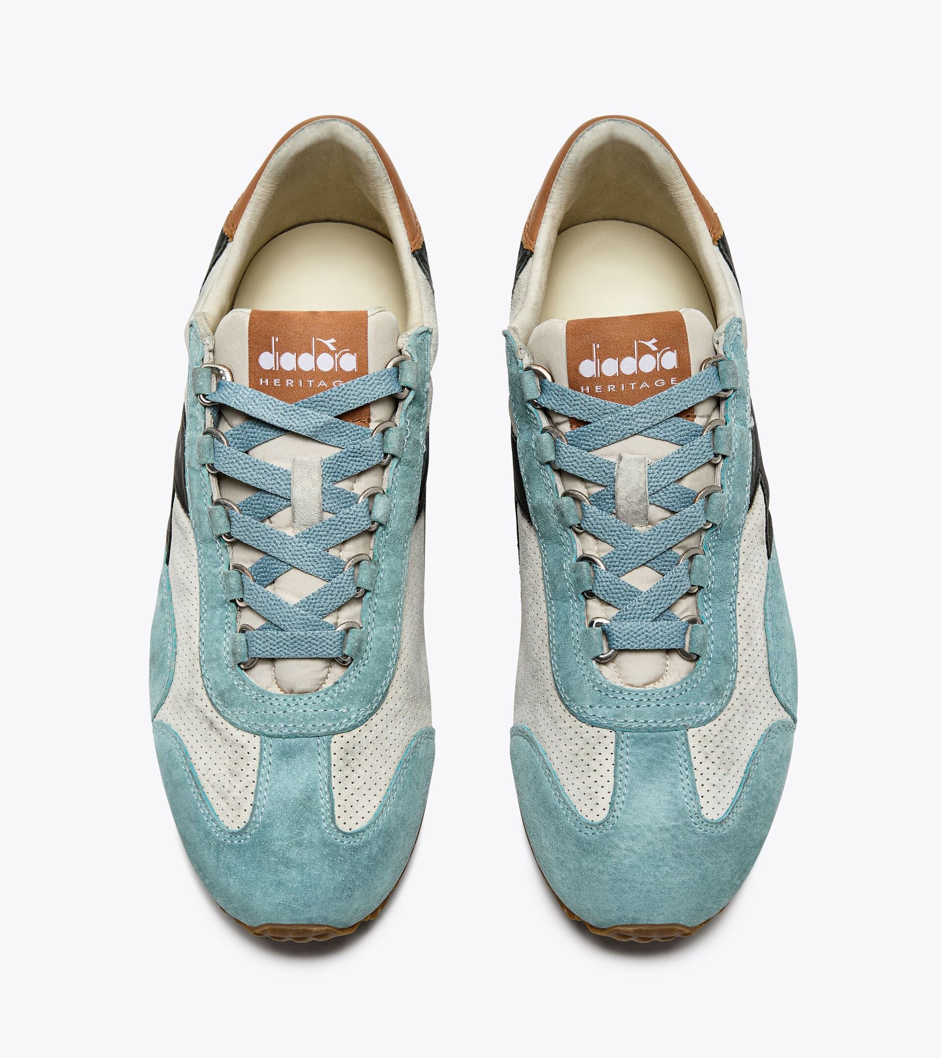 Sneaker Heritage in pelle - Gender Neutral EQUIPE SUEDE SW BEIGE AVORIO - Diadora