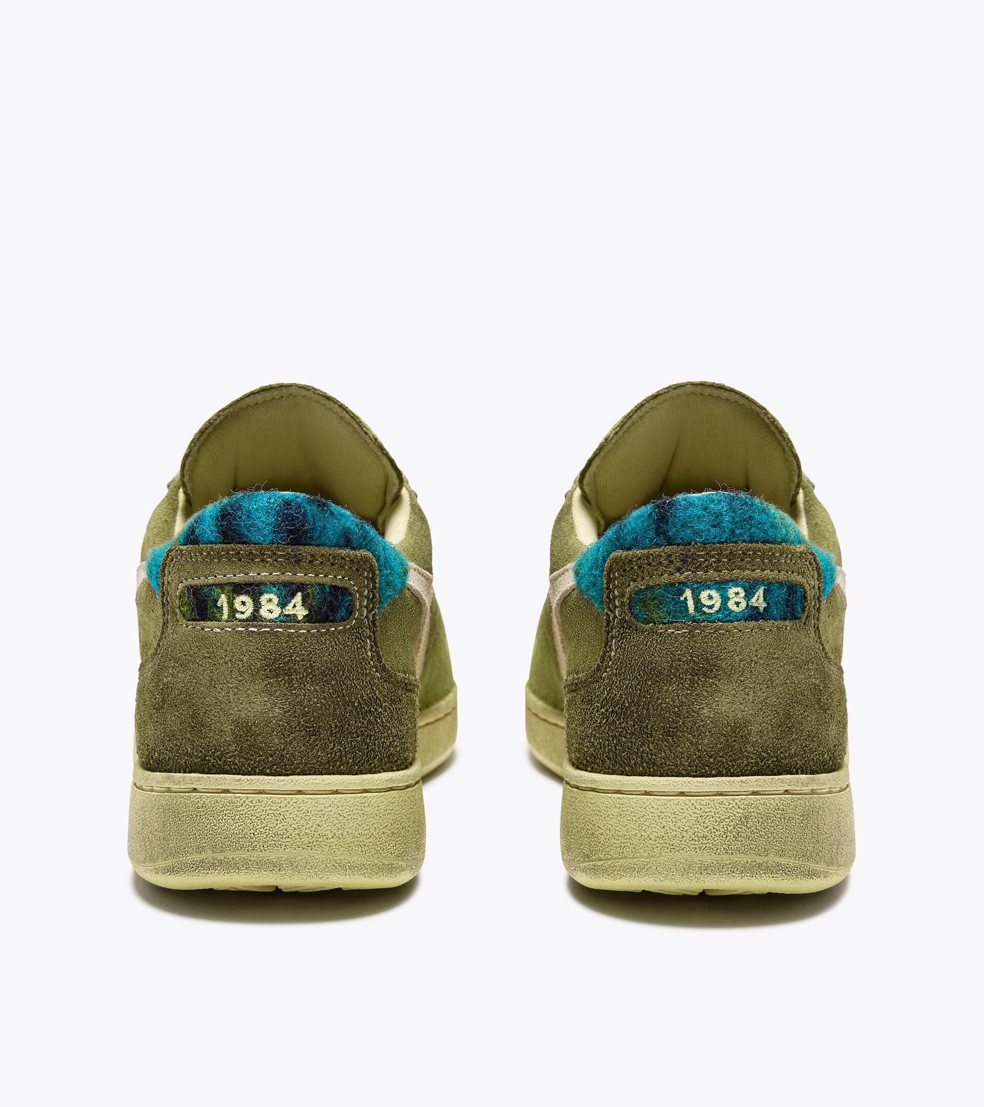 Sneaker Heritage in pelle - Donna MI BASKET LOW ALASKA WN SAGE GREEN - Diadora