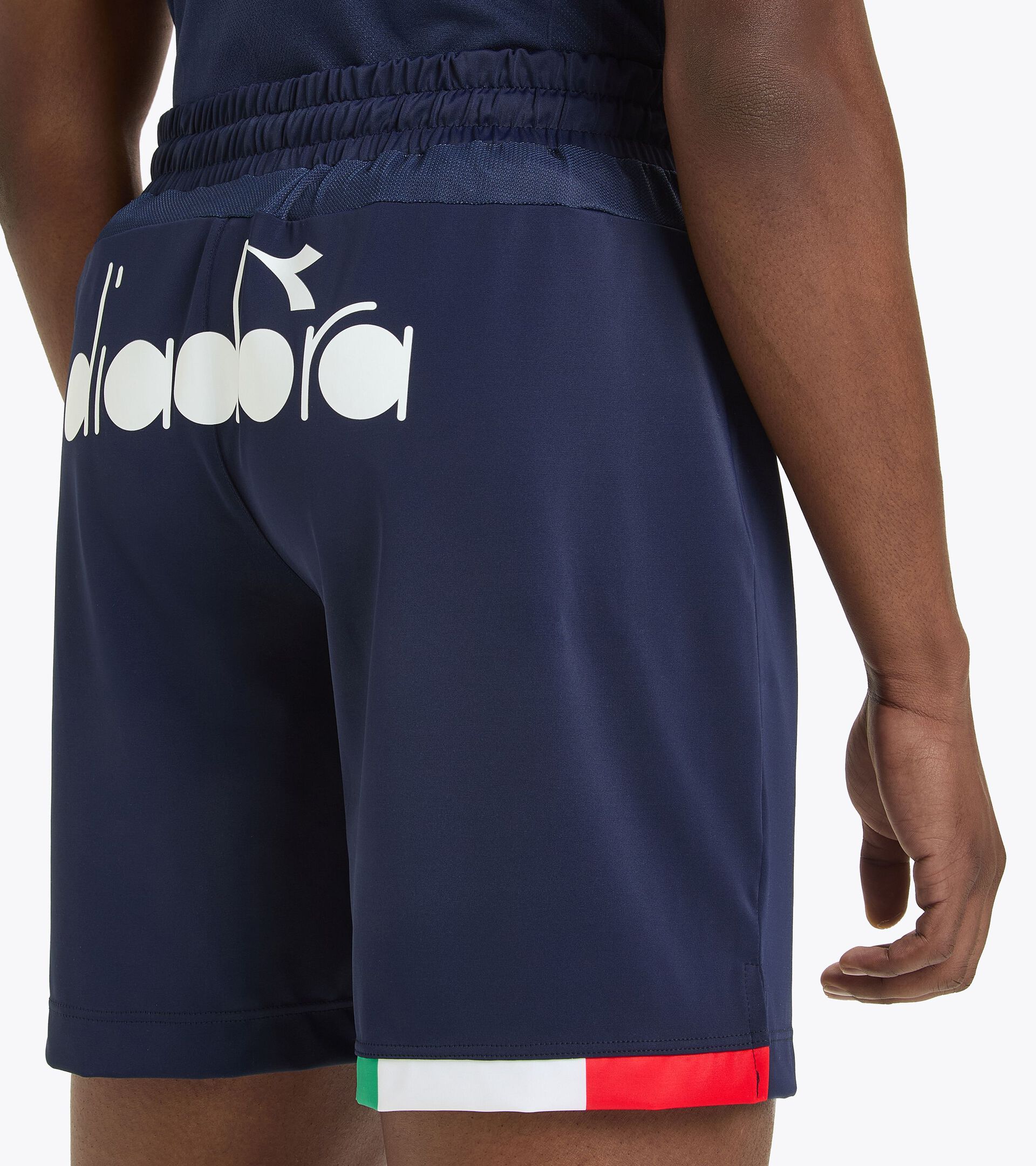 Pantalones cortos de competición para hombre - Selección Italiana de Vóley Playa SHORT GARA UOMO BV ITALIA AZUL CHAQUETON - Diadora