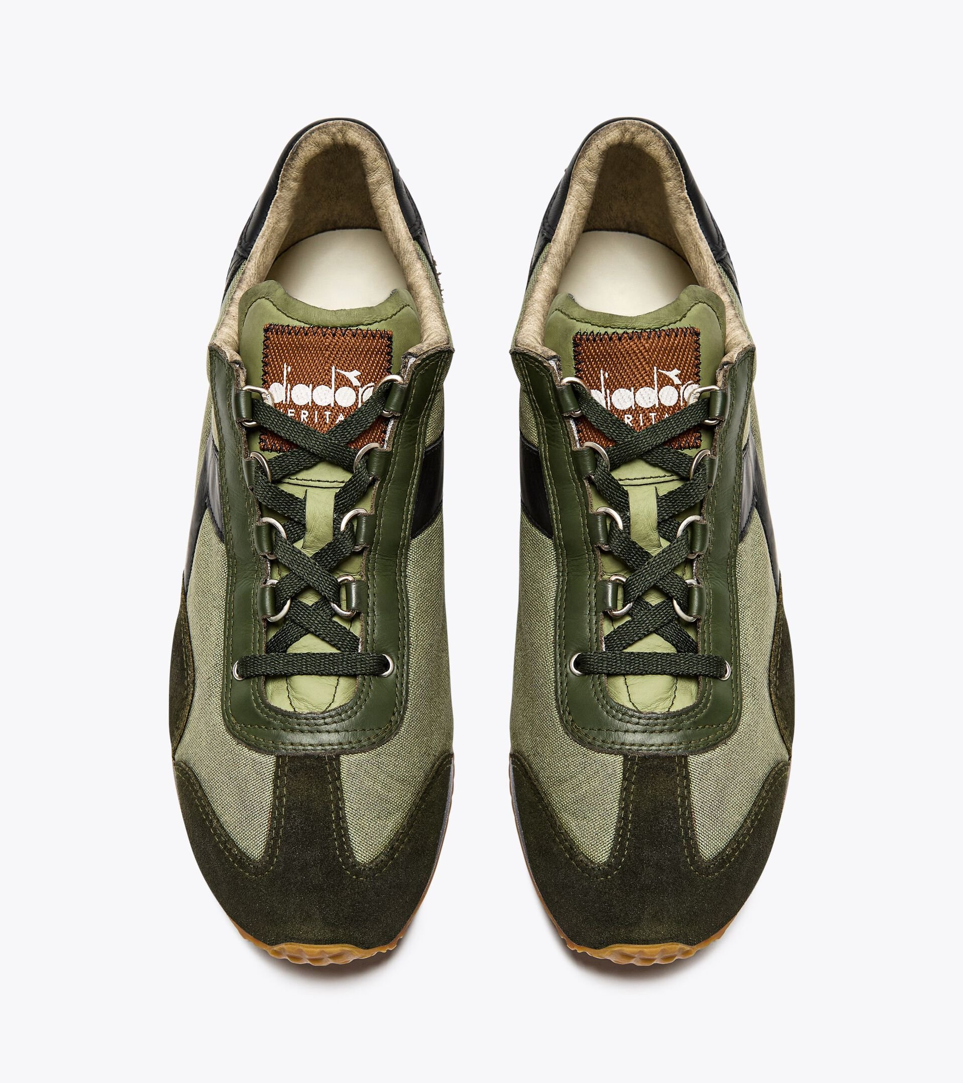 Heritage leather sneaker - Gender Neutral EQUIPE DIRTY SW EVO SAGE GREEN - Diadora