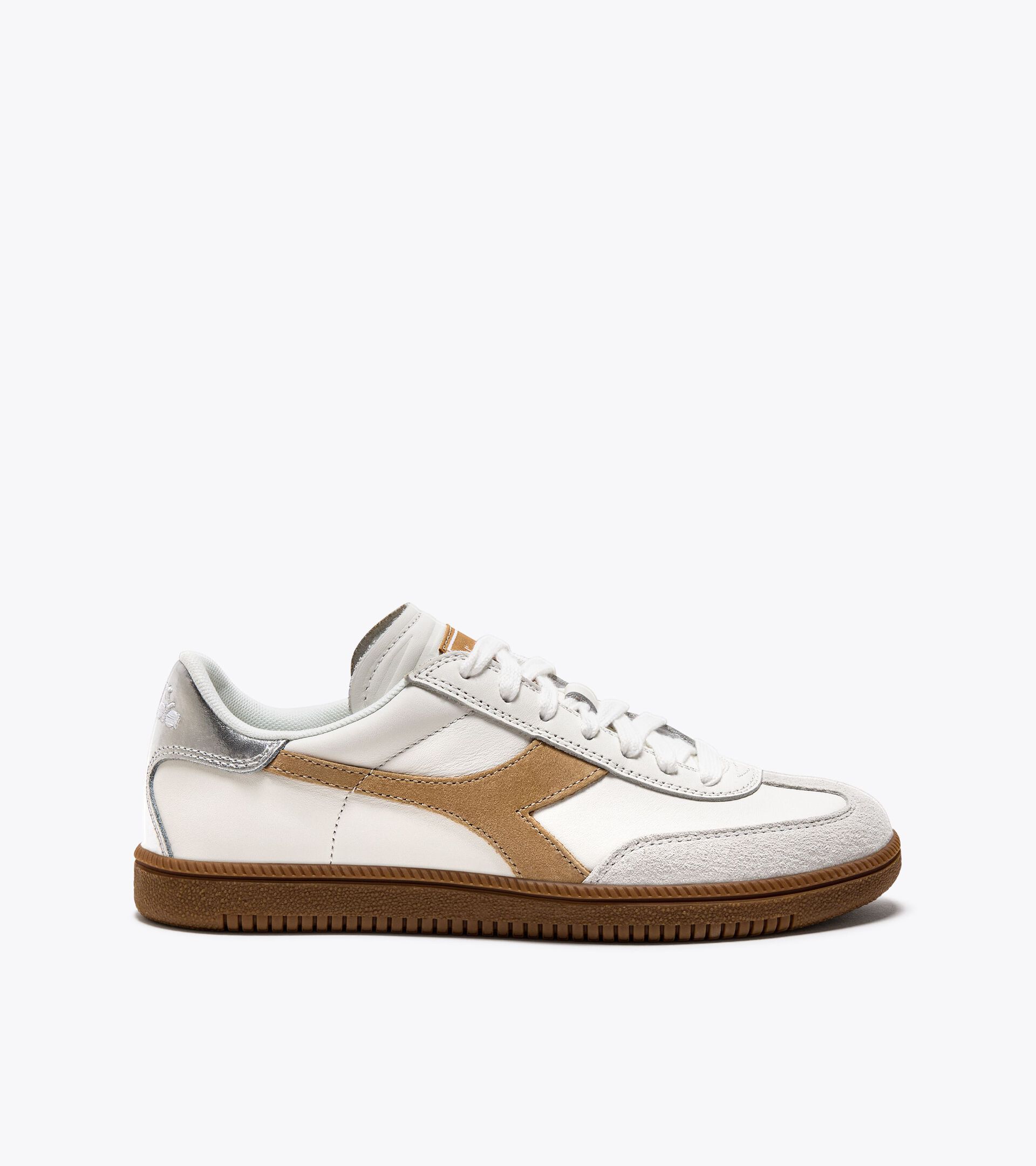 Leather sneakers - Gender Neutral TRAINER METAL WHITE/CROISSANT - Diadora