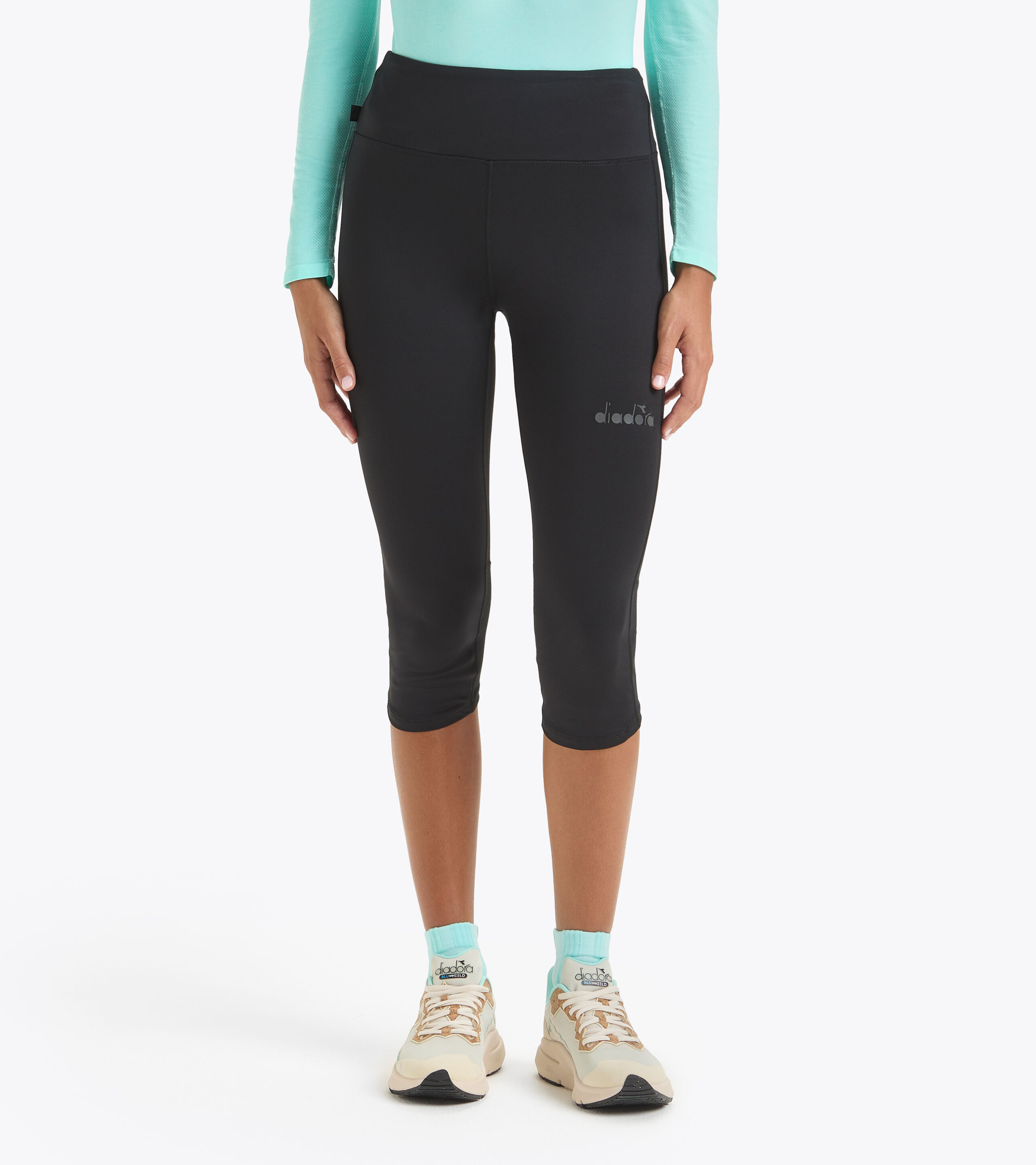 Buy CFRCropped Yoga Pants with Pockets, 3/4 Running Workout Leggings with  Pockets High Waist Capri Sports Leggings Online at desertcartINDIA