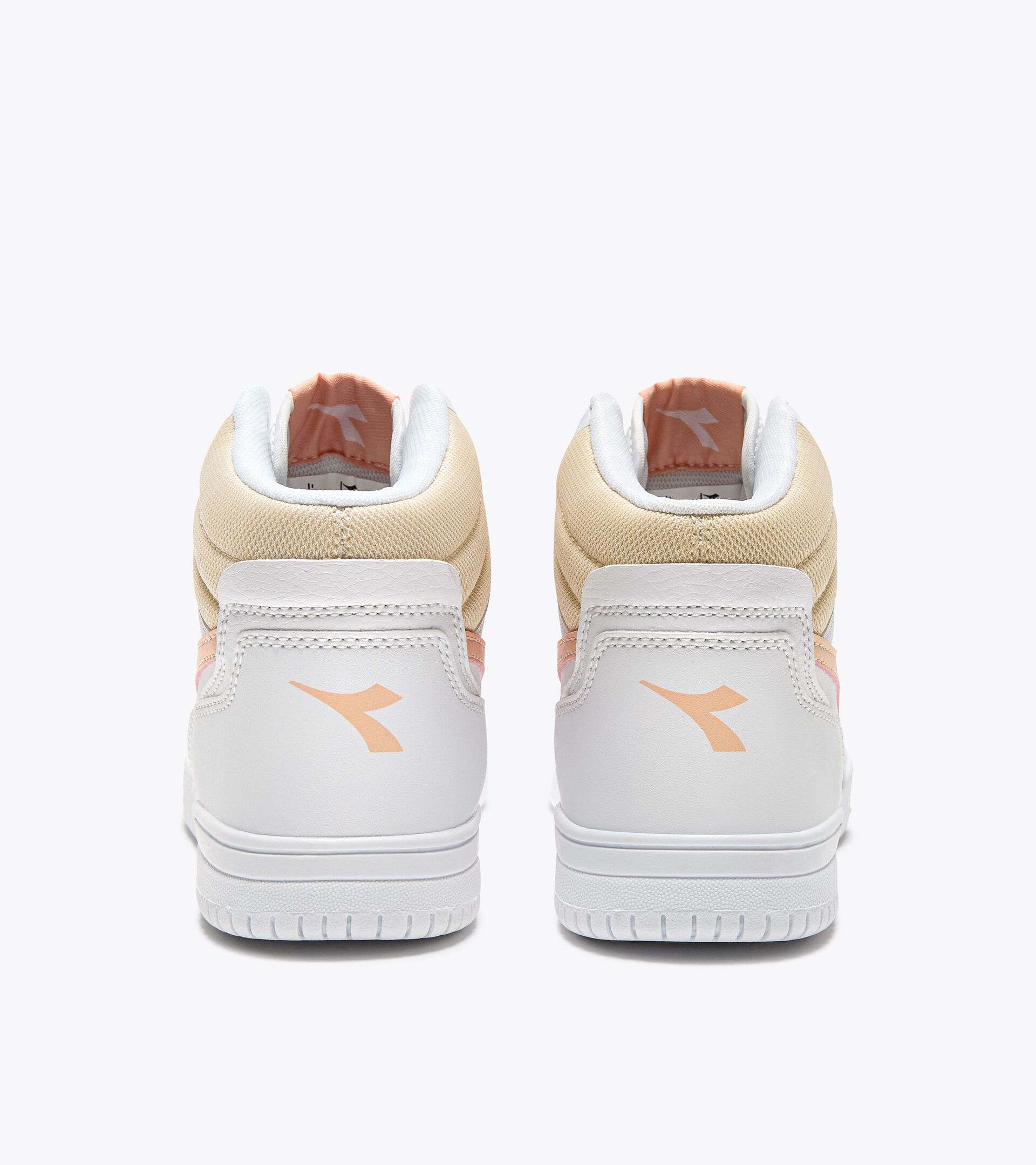 Sports shoes - Youth 8-16 years RAPTOR MID GS WHITE/PEACH PARFAIT - Diadora