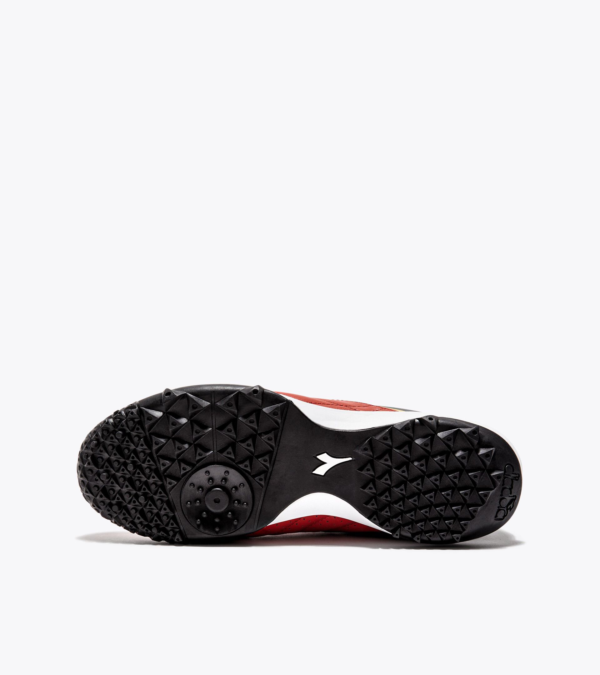 Scarpa da futsal - Suola specifica per terreni sintetici - Uomo BRASIL SALA ELITE TF ROSSO MILANO/BIANCO/NERO - Diadora