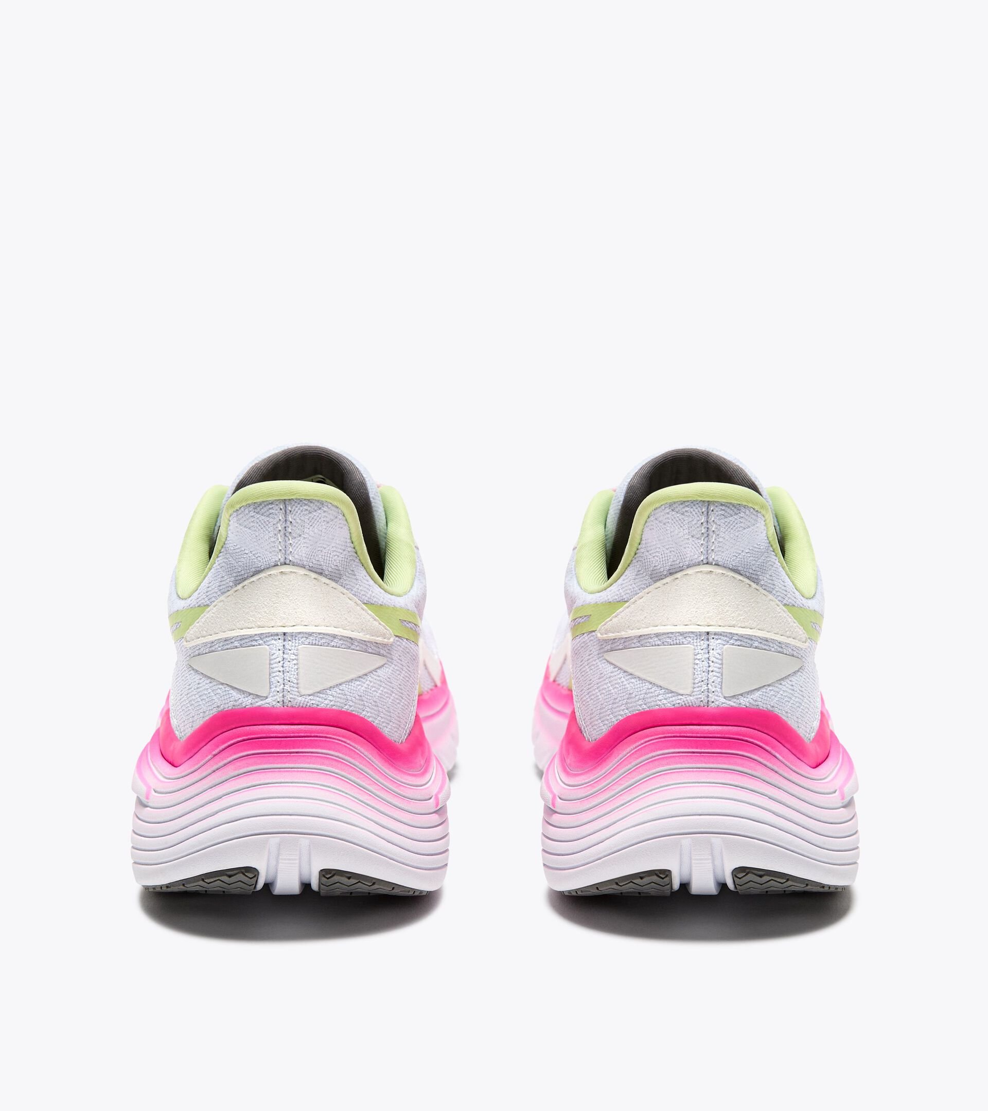 Laufschuh - Damen EQUIPE NUCLEO W WHITE/PINK FLUO/SHADOW LIME - Diadora