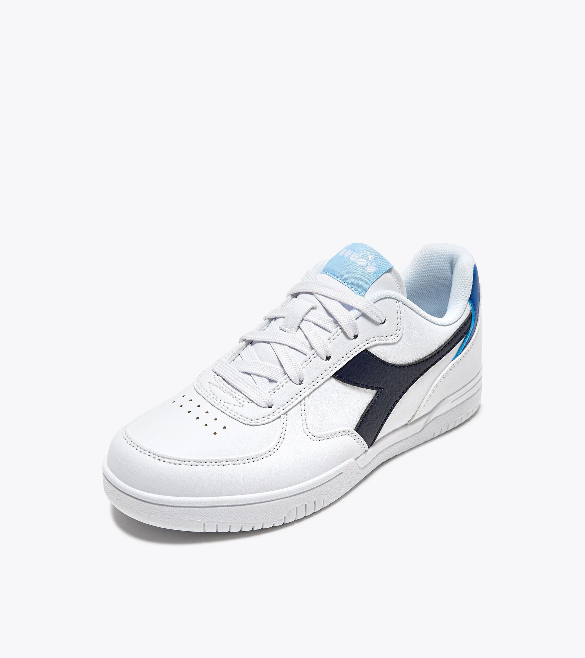 Chaussures de sport - Jeunes 8-16 ans RAPTOR LOW GS BLANC/BLAU ECOLE NAVALE - Diadora