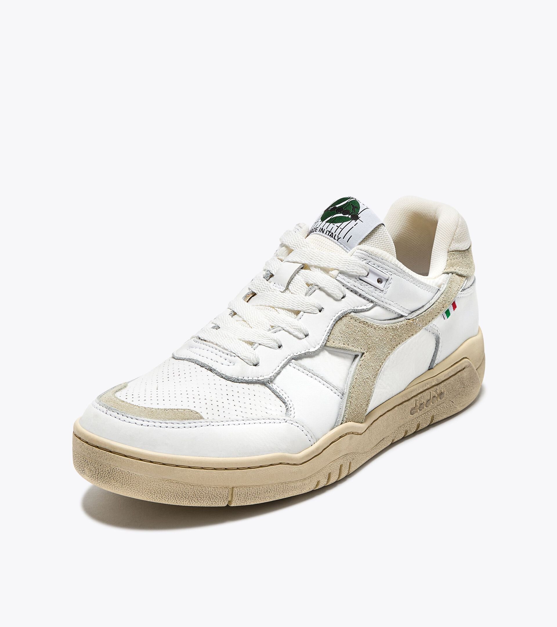 Heritage shoe - Made in Italy - Gender Neutral B.560 PALMES IT WHITE - Diadora