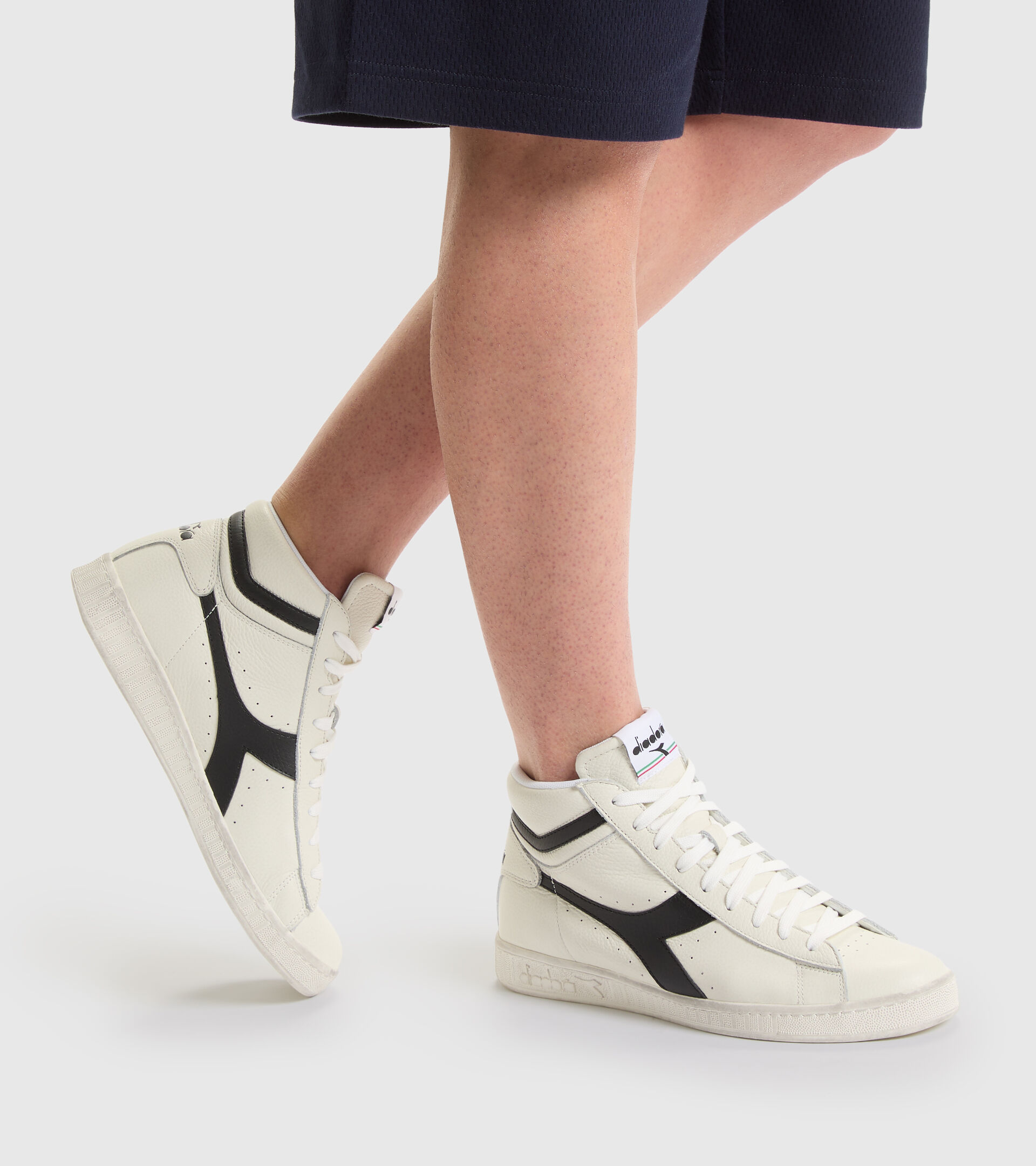 Sneaker sportiva - Gender Neutral GAME L HIGH WAXED BIANCO/NERO - Diadora