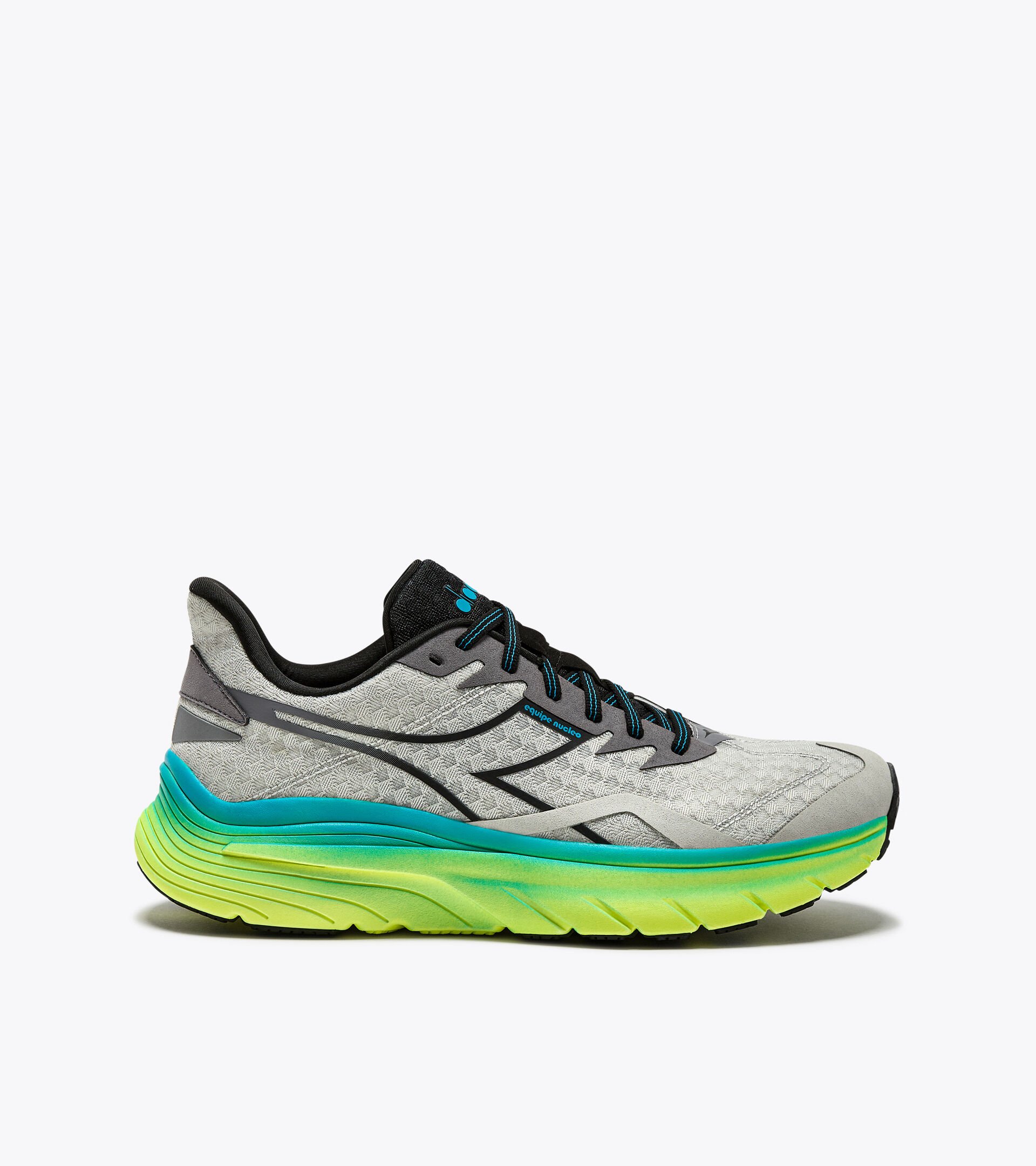 Running shoes - Men EQUIPE NUCLEO SLVR DD/STEEL GRY/CARIBBEAN SE - Diadora