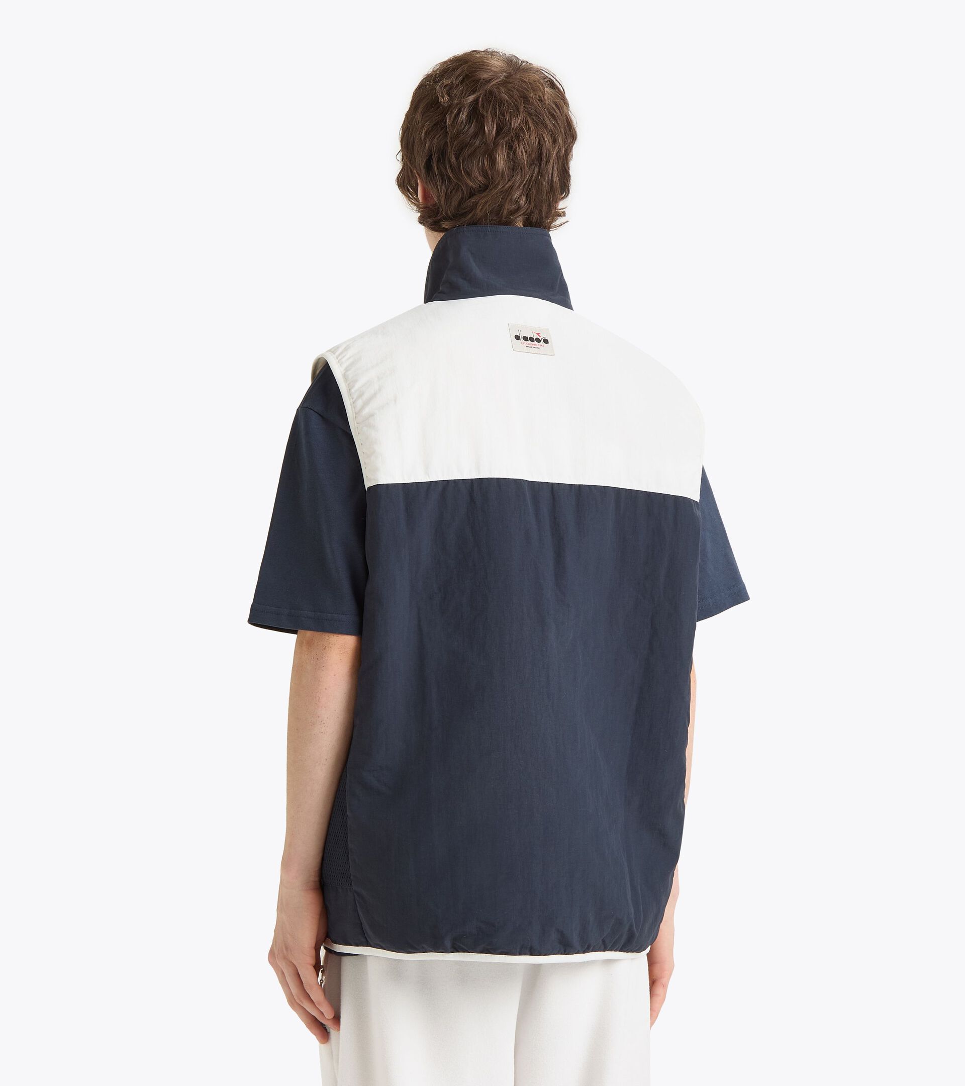 Legacy windproof vest - Made in Italy - Gender Neutral VEST INSULATED LEGACY BLUE DENIM - Diadora