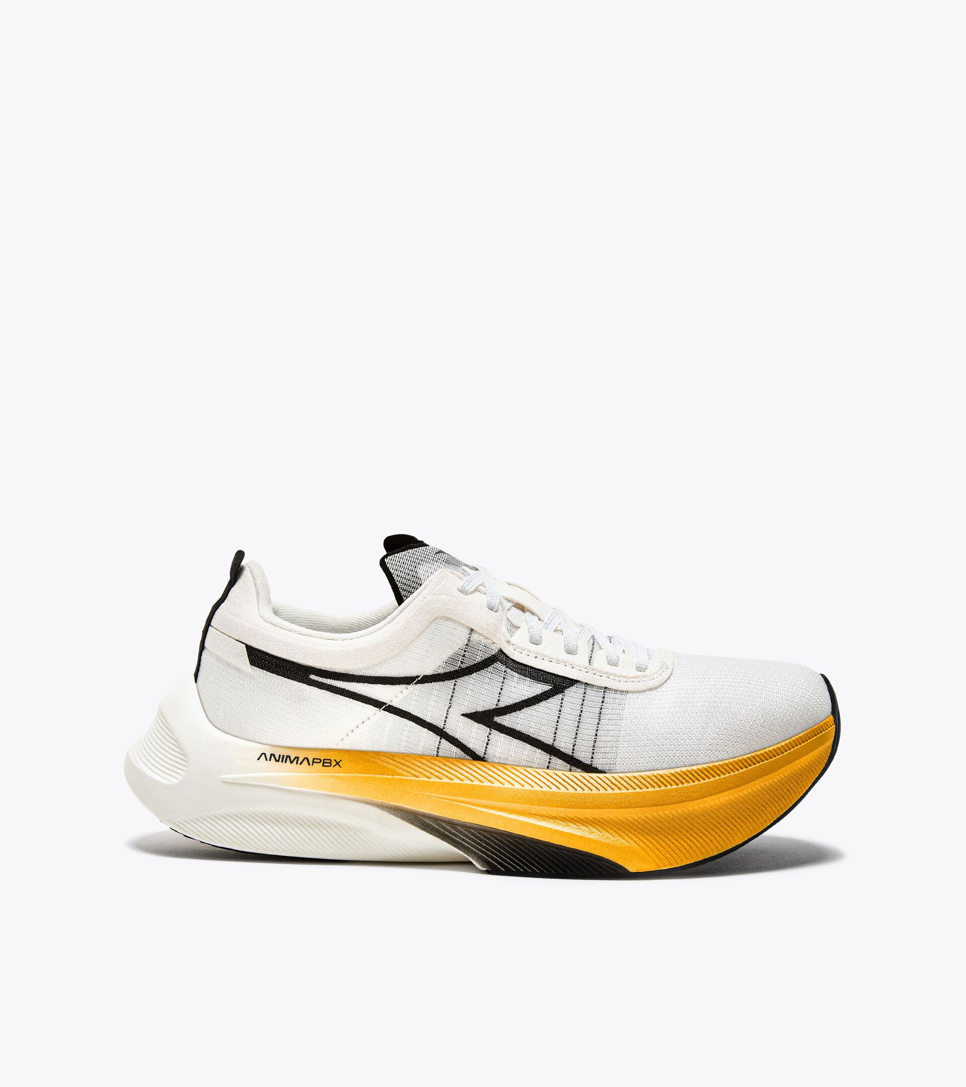 Road and track racing shoe - Carbon fiber - Unisex GARA CARBON WHITE/BLACK/GOLD - Diadora
