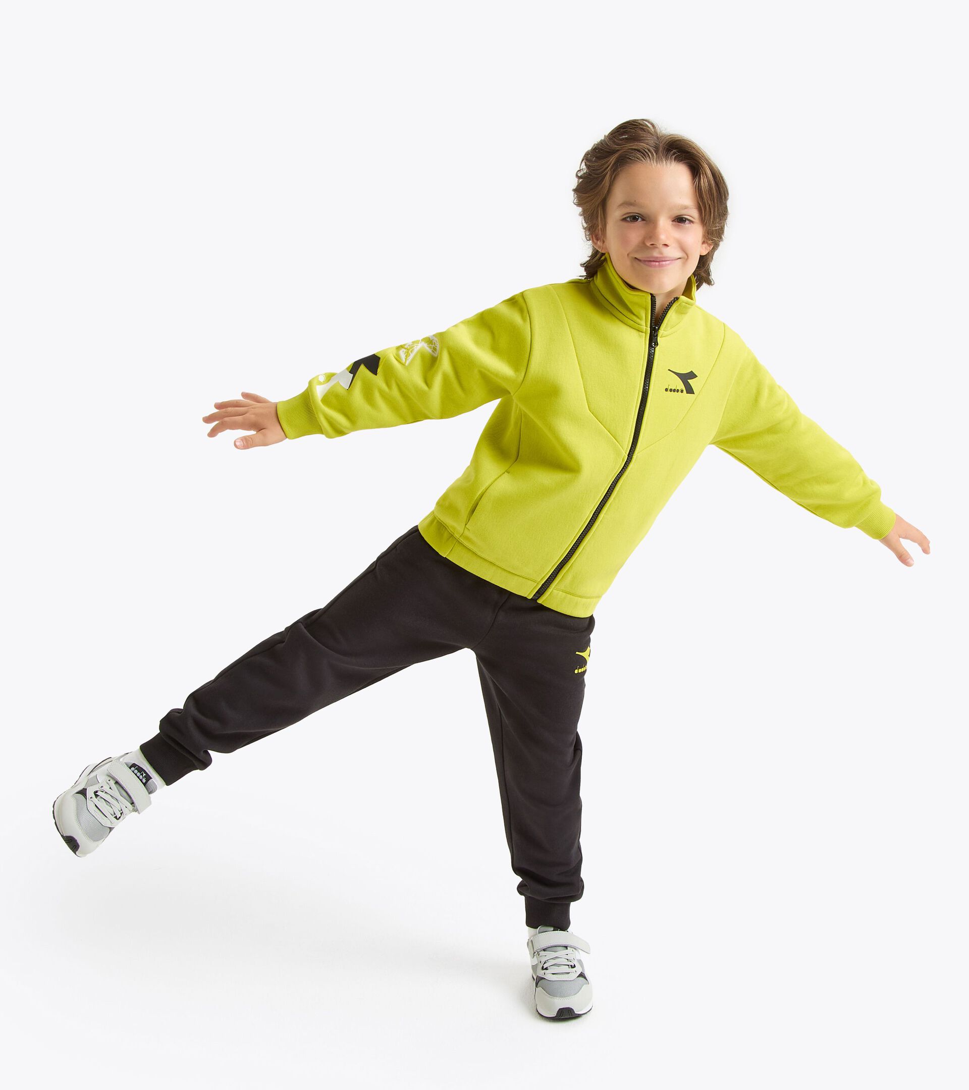 Trainingsanzug - Jungen
 JB. TRACKSUIT FZ LOGO GEBRECHLICH SPRIECHEN - Diadora