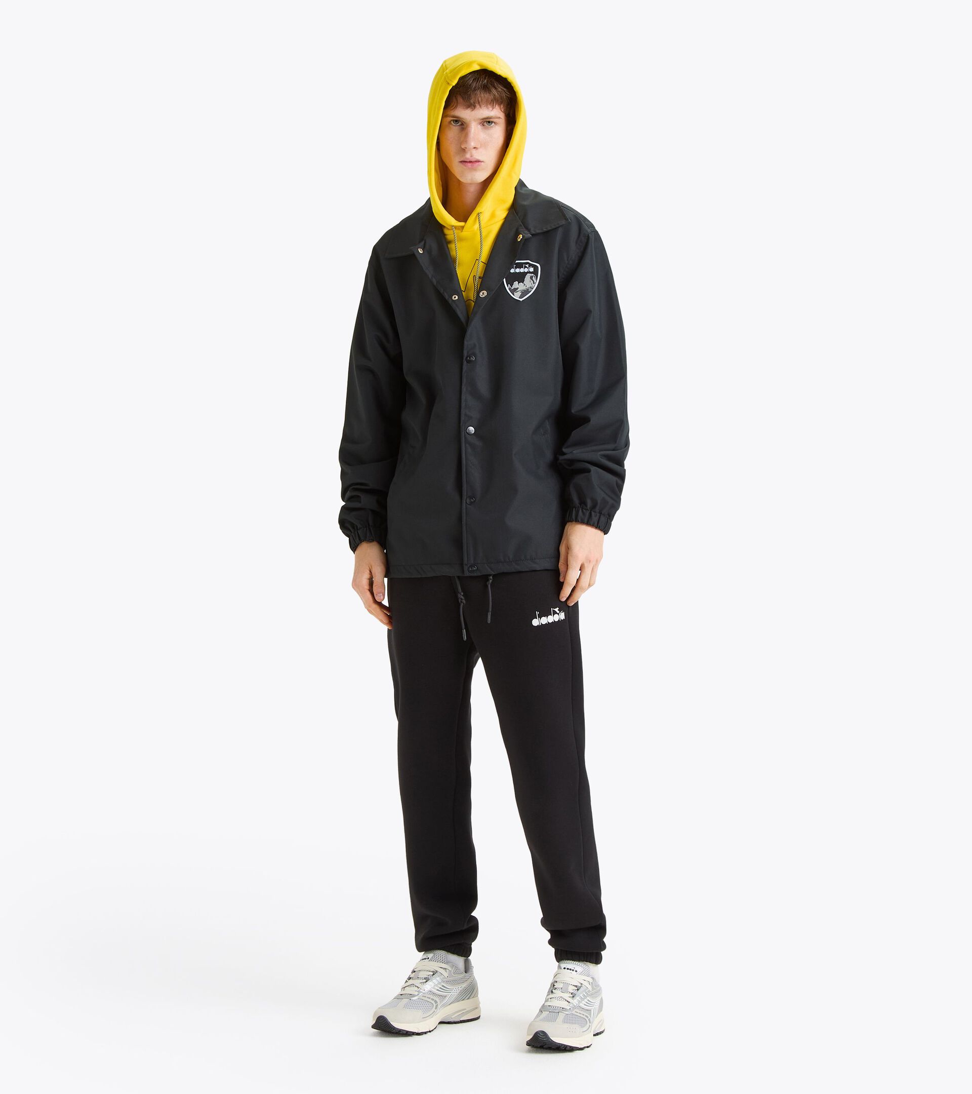 Windproof coach jacket - Gender Neutral JACKET COACH ROUTE BLACK - Diadora