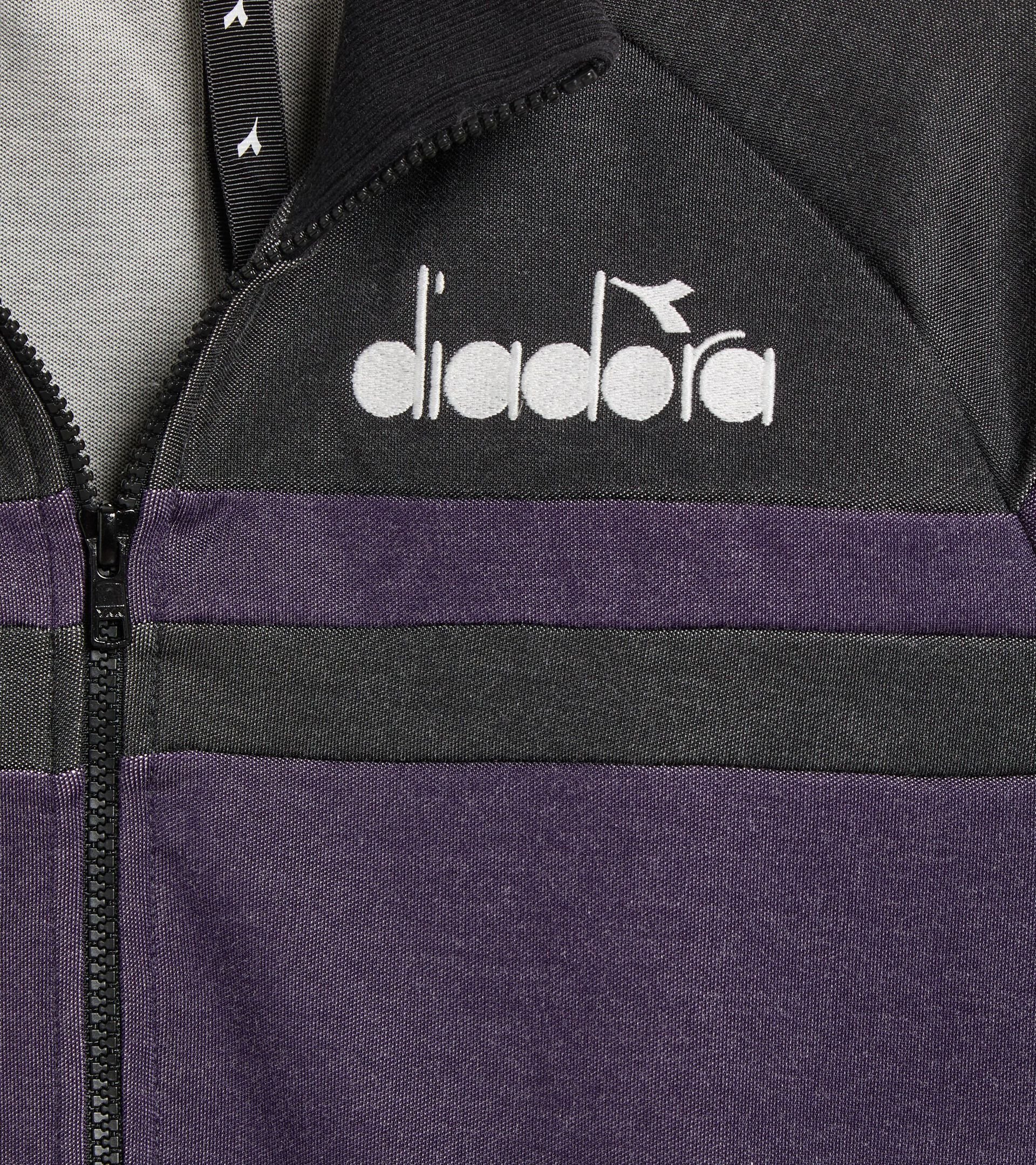 Chaqueta deportiva de corte regular - Gender neutral JACKET 80S BLACK/CROWN JEWEL - Diadora