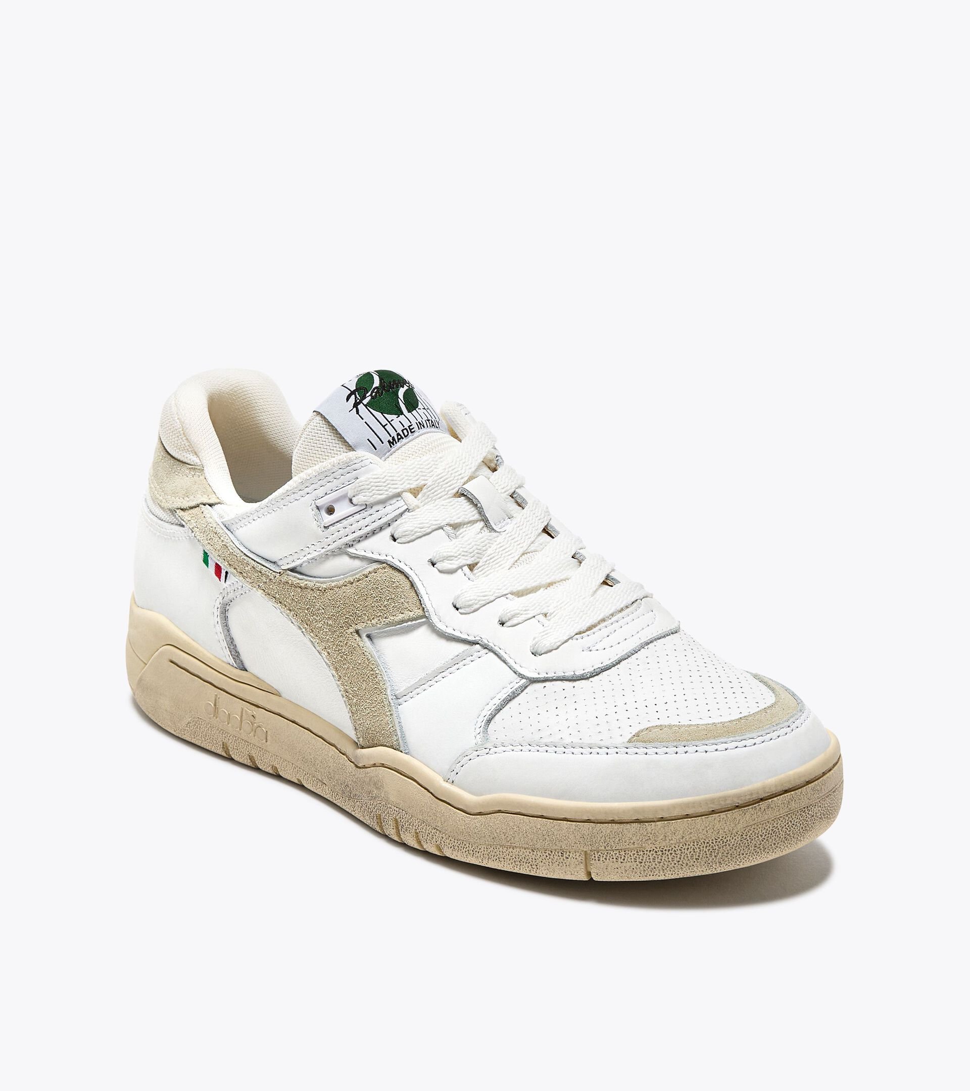 Heritage shoe - Made in Italy - Gender Neutral B.560 PALMES IT WHITE - Diadora