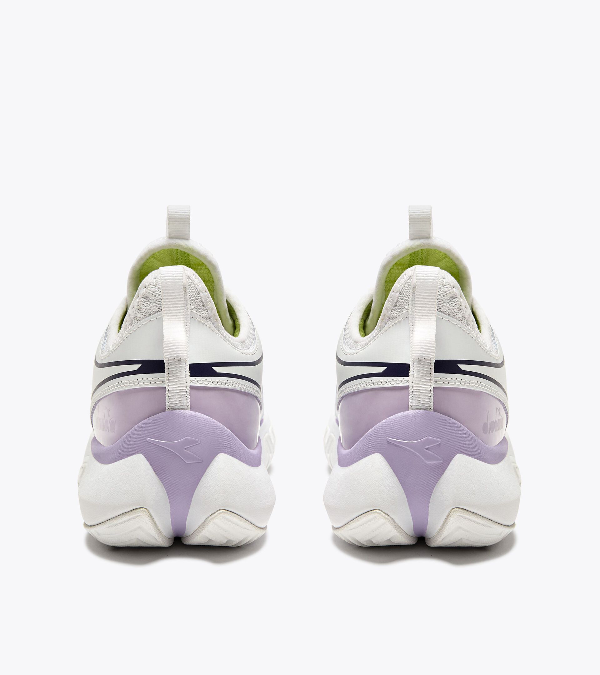 Tennis shoes for hard surfaces or clay courts - Women FINALE W AG WHITE/ASTRAL AURA - Diadora