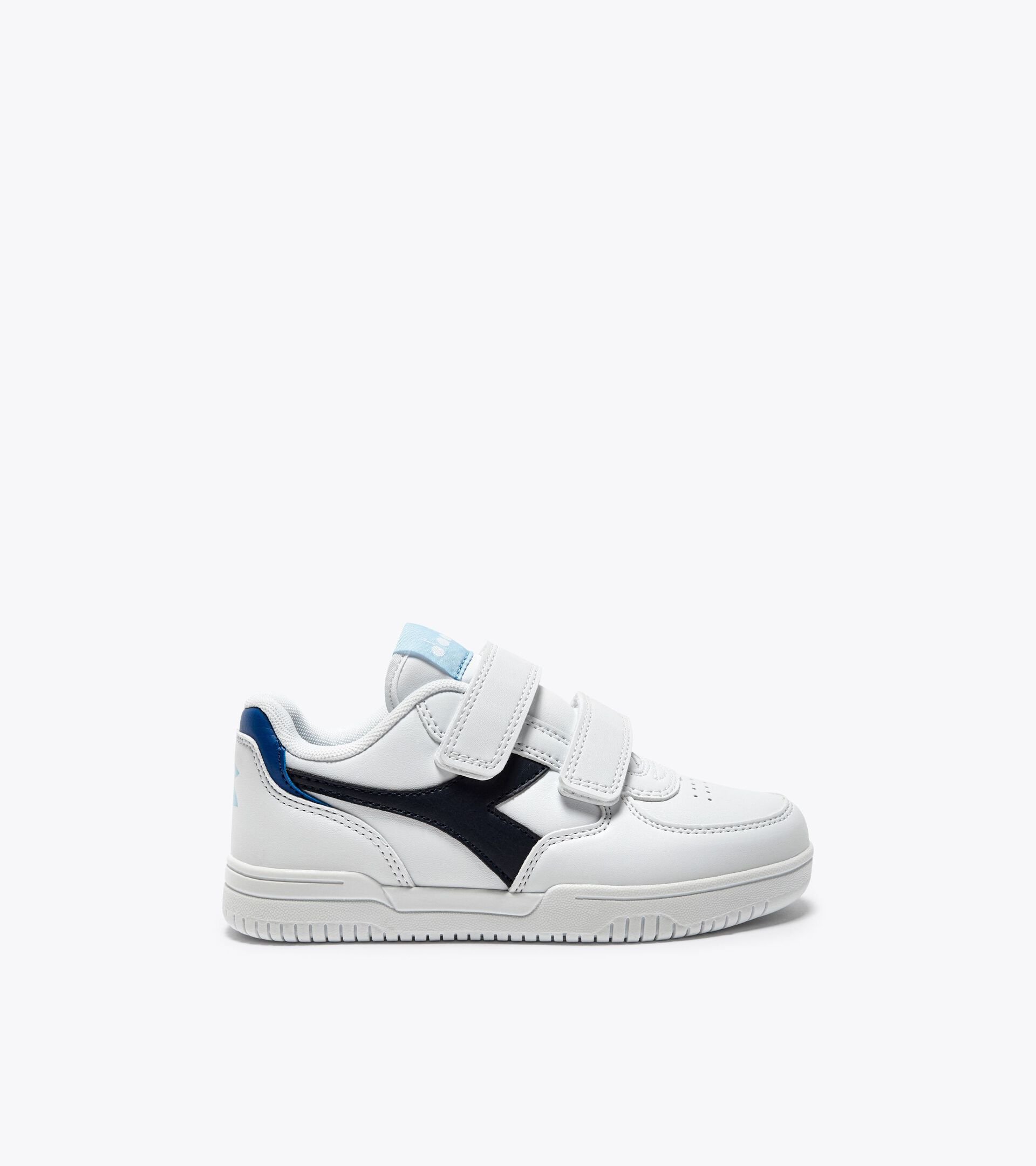 Chaussures de sport - Garçon 4-8 ans RAPTOR LOW PS BLANC/BLAU ECOLE NAVALE - Diadora