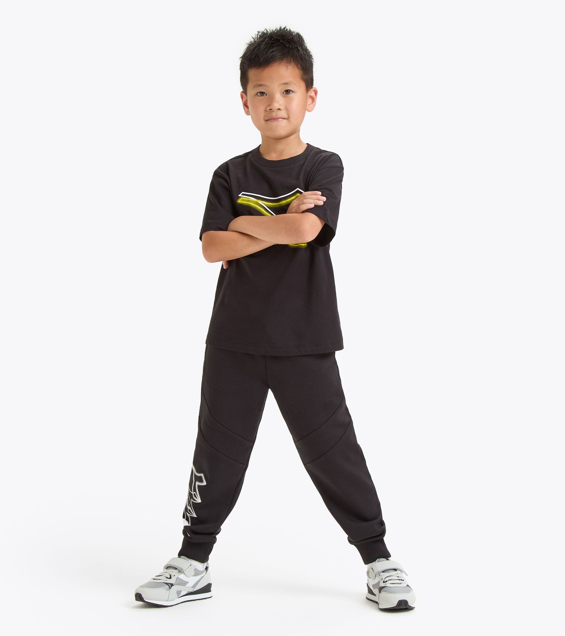 T-Shirt mit Print - Comfort Fit - Kinder
 JB. T-SHIRT SS SCHWARZ - Diadora