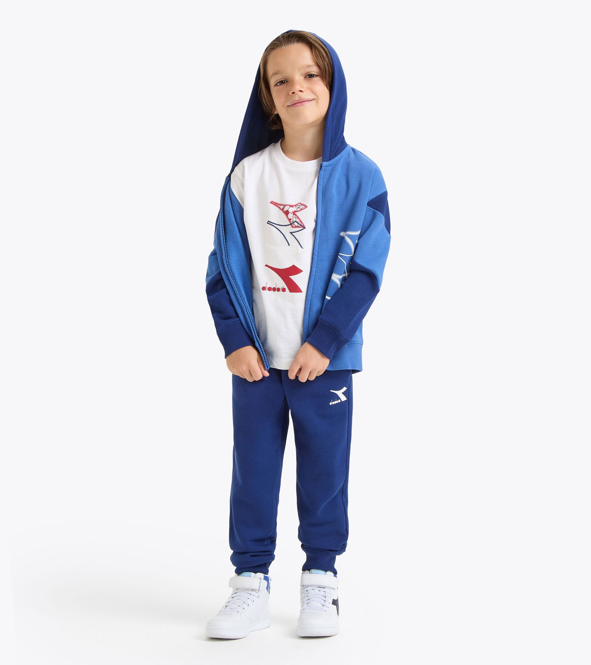 Tracksuit - Boy
 JB. TRACKSUIT HD FZ LOGO BLUE BYZANTINE - Diadora