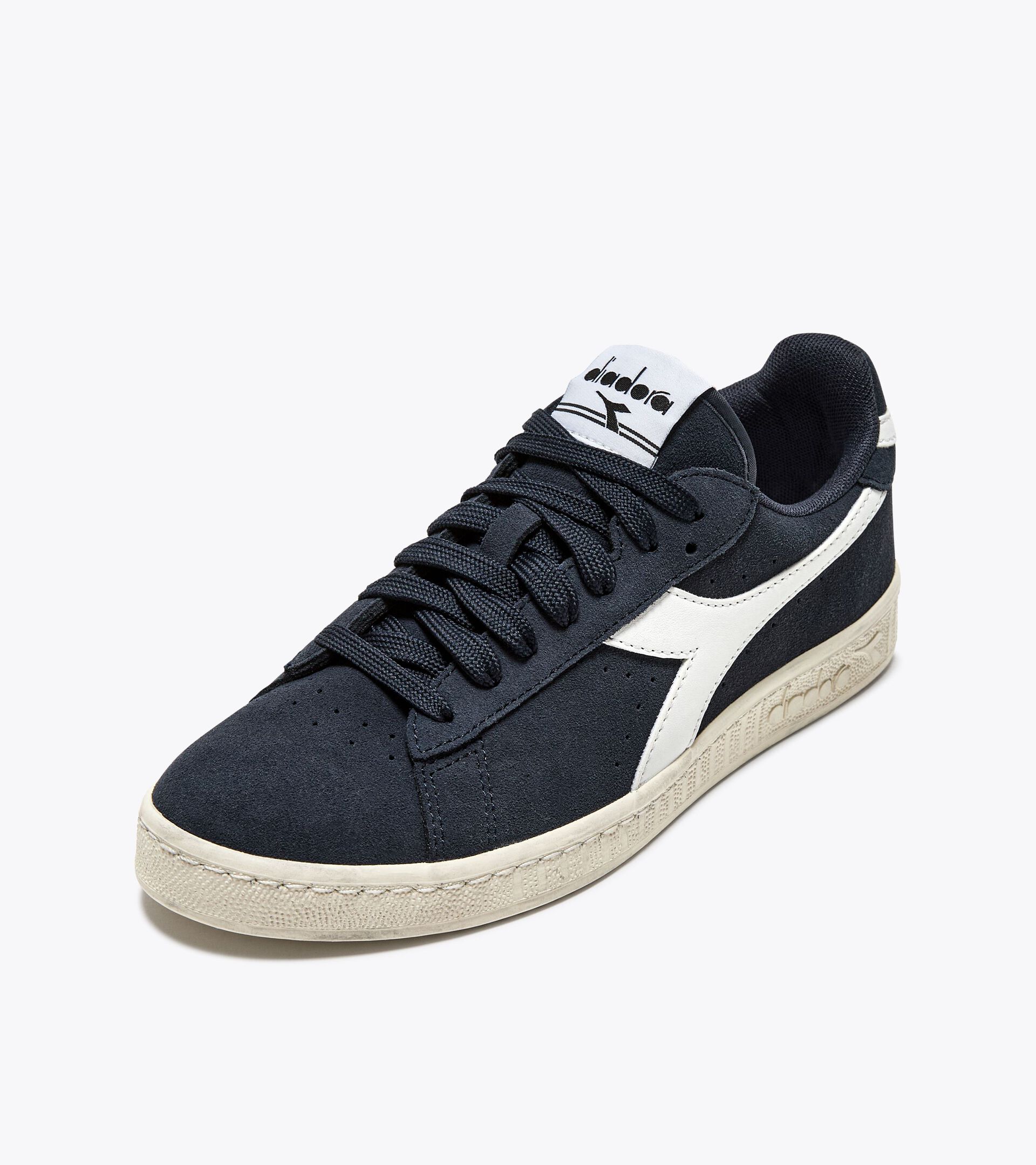 Chaussures de sportswear - Gender neutral GAME L LOW SUEDE WAXED BLEU NUITS - Diadora