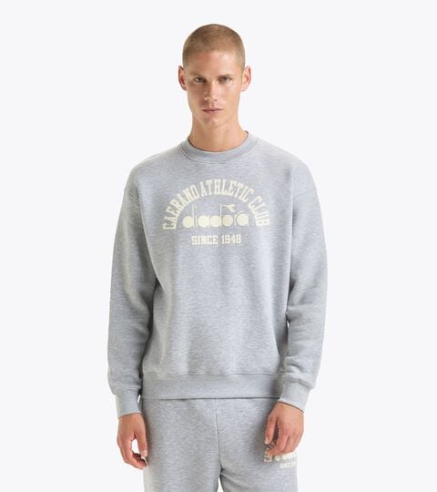 SWEATSHIRT CREW LEGACY Crewneck sweatshirt - Made in italy - Gender Neutral  - Diadora Online Store US