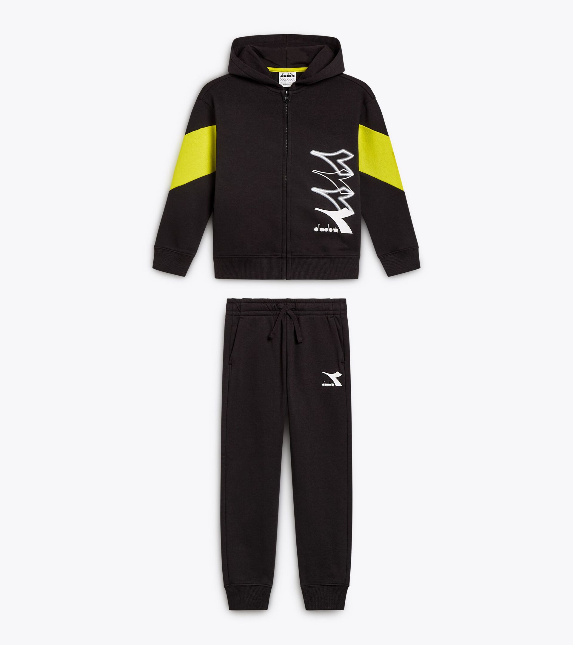 Chándal - Niño/Adolescente
 JB. TRACKSUIT HD FZ LOGO NEGRO - Diadora