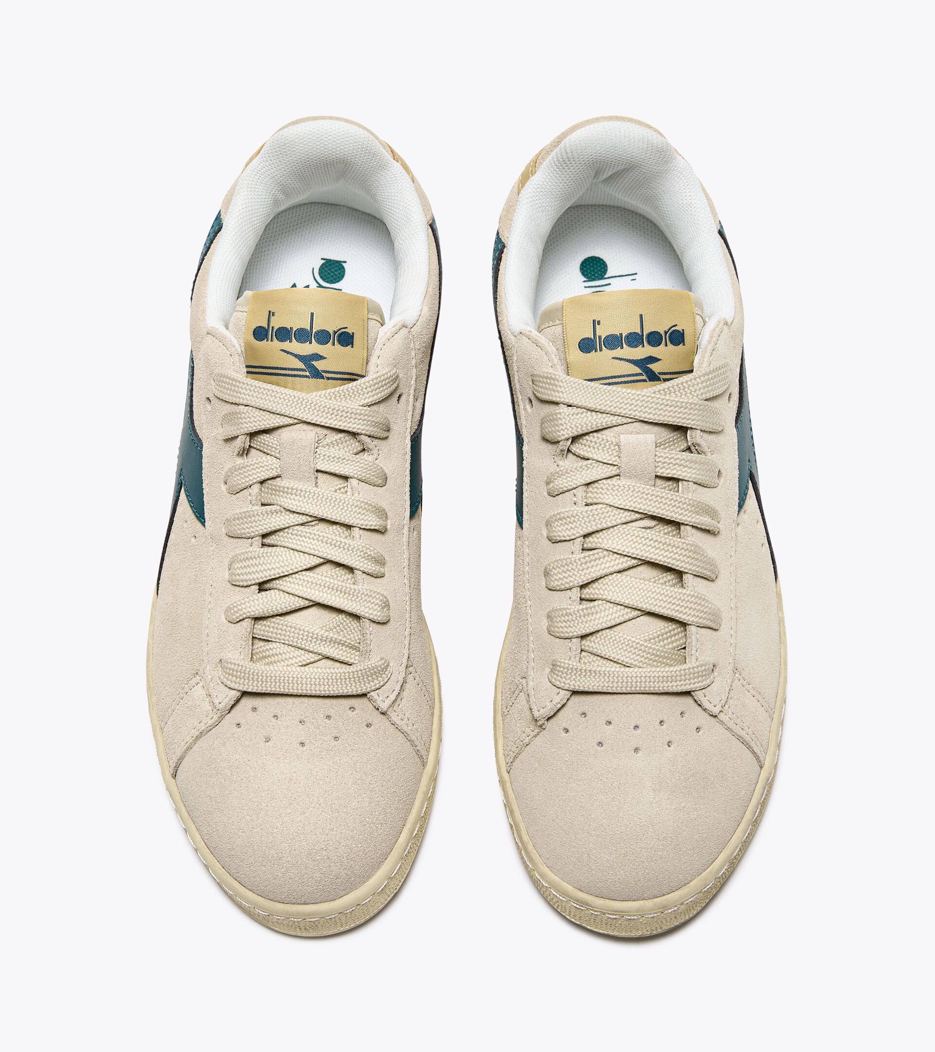 Sneaker sportiva - Gender Neutral GAME L LOW SUEDE WAXED CREMA NUVOLA - Diadora