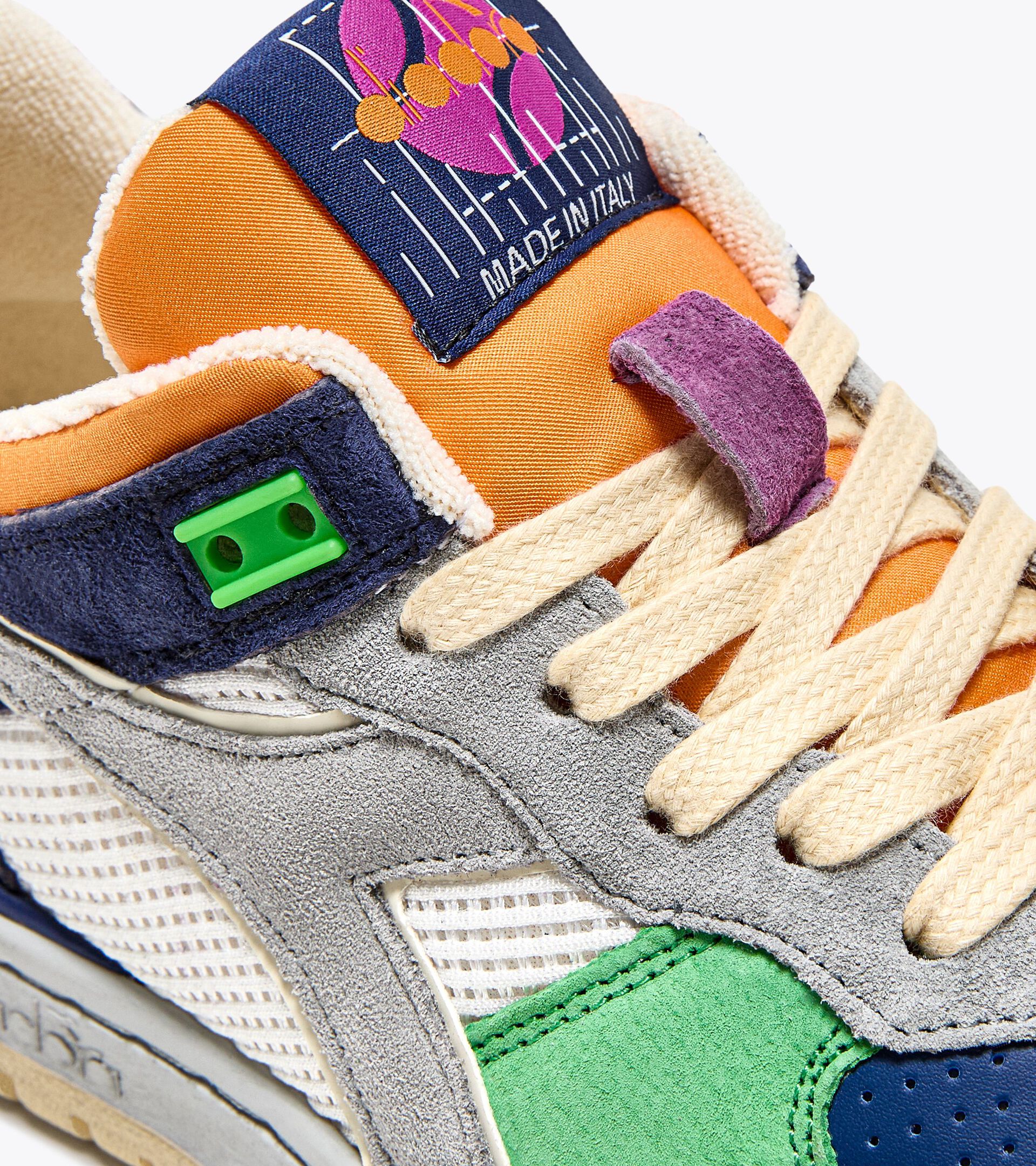 Heritage leather sneaker - Made In Italy - Gender Neutral B.560 TOURNEY ITALIA WHITE - Diadora