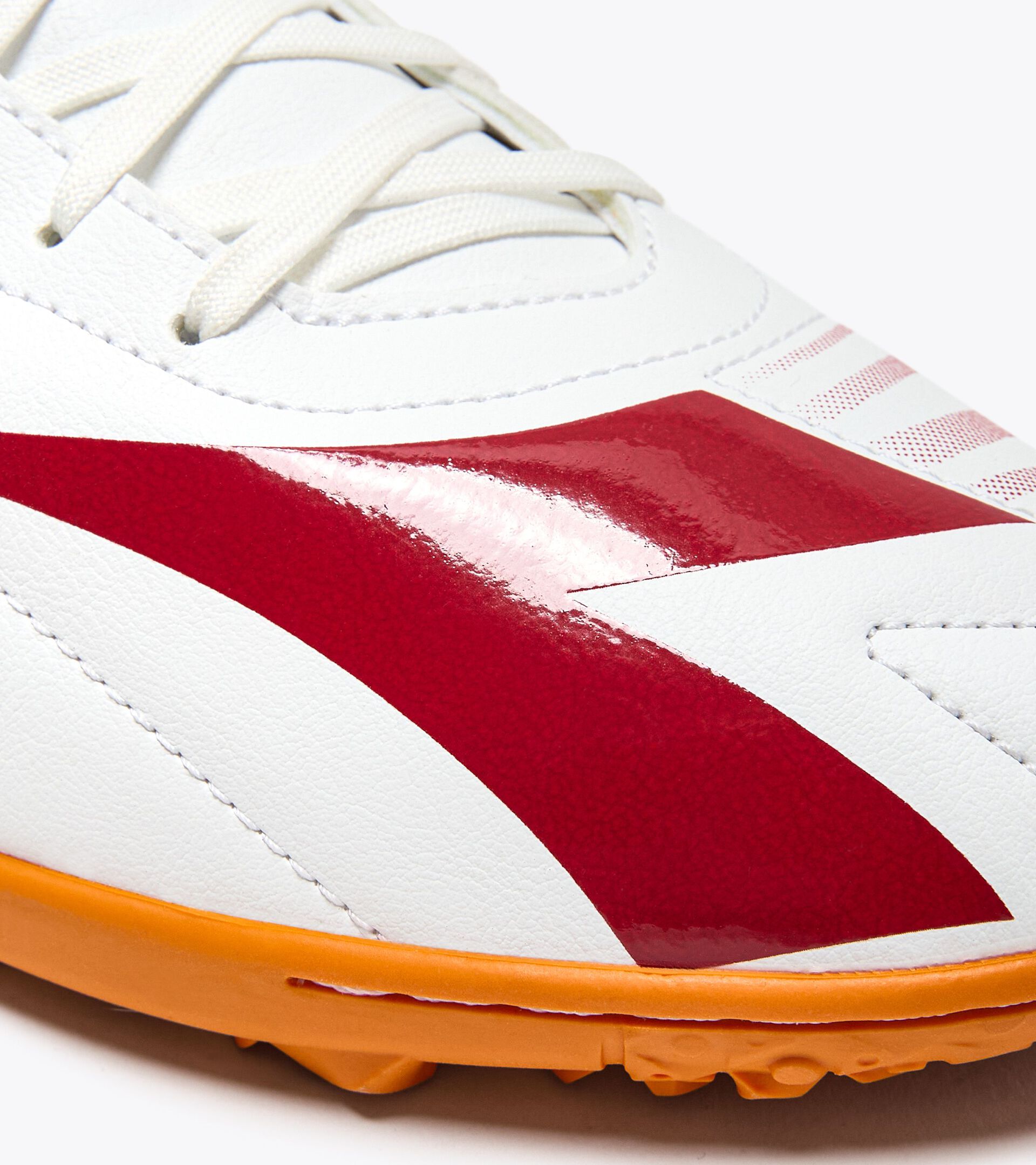 Chaussures de football pour terrains synthétiques - Homme MAXIMUS ELITE R TFR WHITE/CHILI PEPPER/RUSSET ORANGE - Diadora