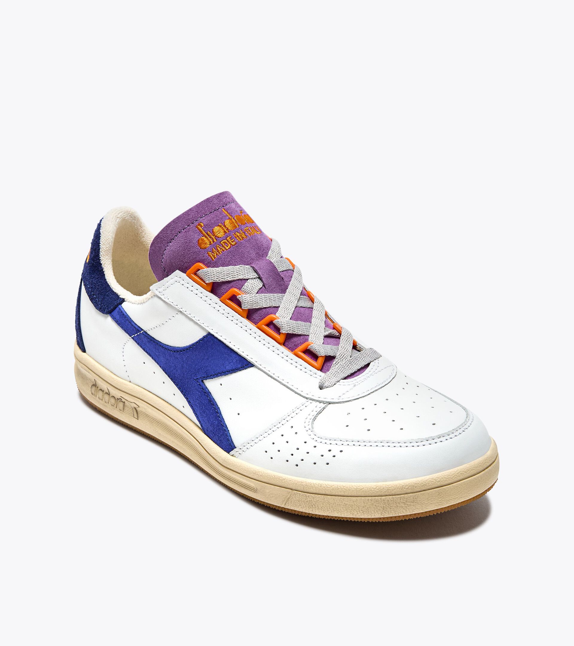 Zapatilla Heritage de piel - Made in Italy - Gender neutral B.ELITE TOURNEY ITALIA BLANCO - Diadora