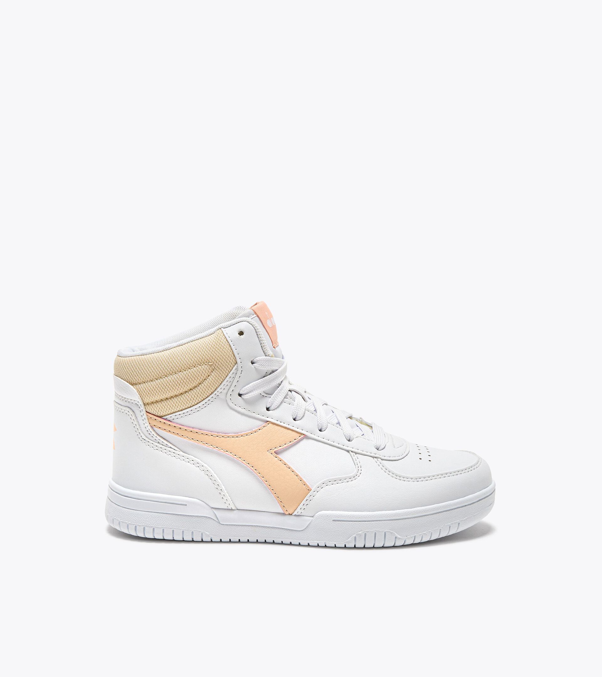 Sports shoes - Youth 8-16 years RAPTOR MID GS WHITE/PEACH PARFAIT - Diadora