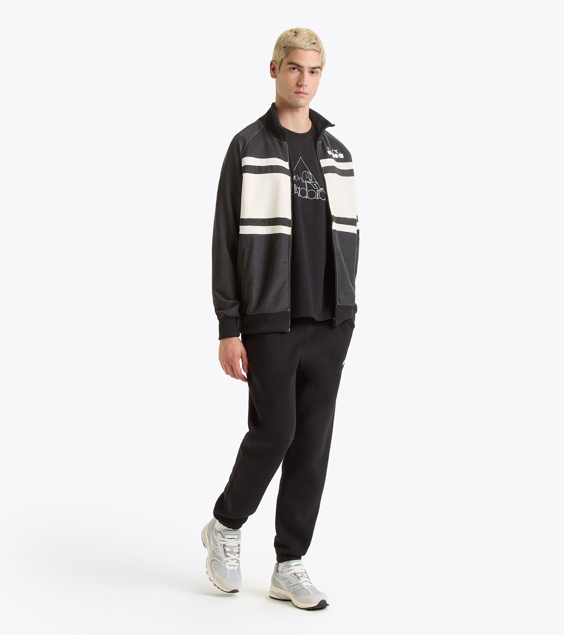 Sweatpants - Gender Neutral PANTS ROUTE BLACK - Diadora