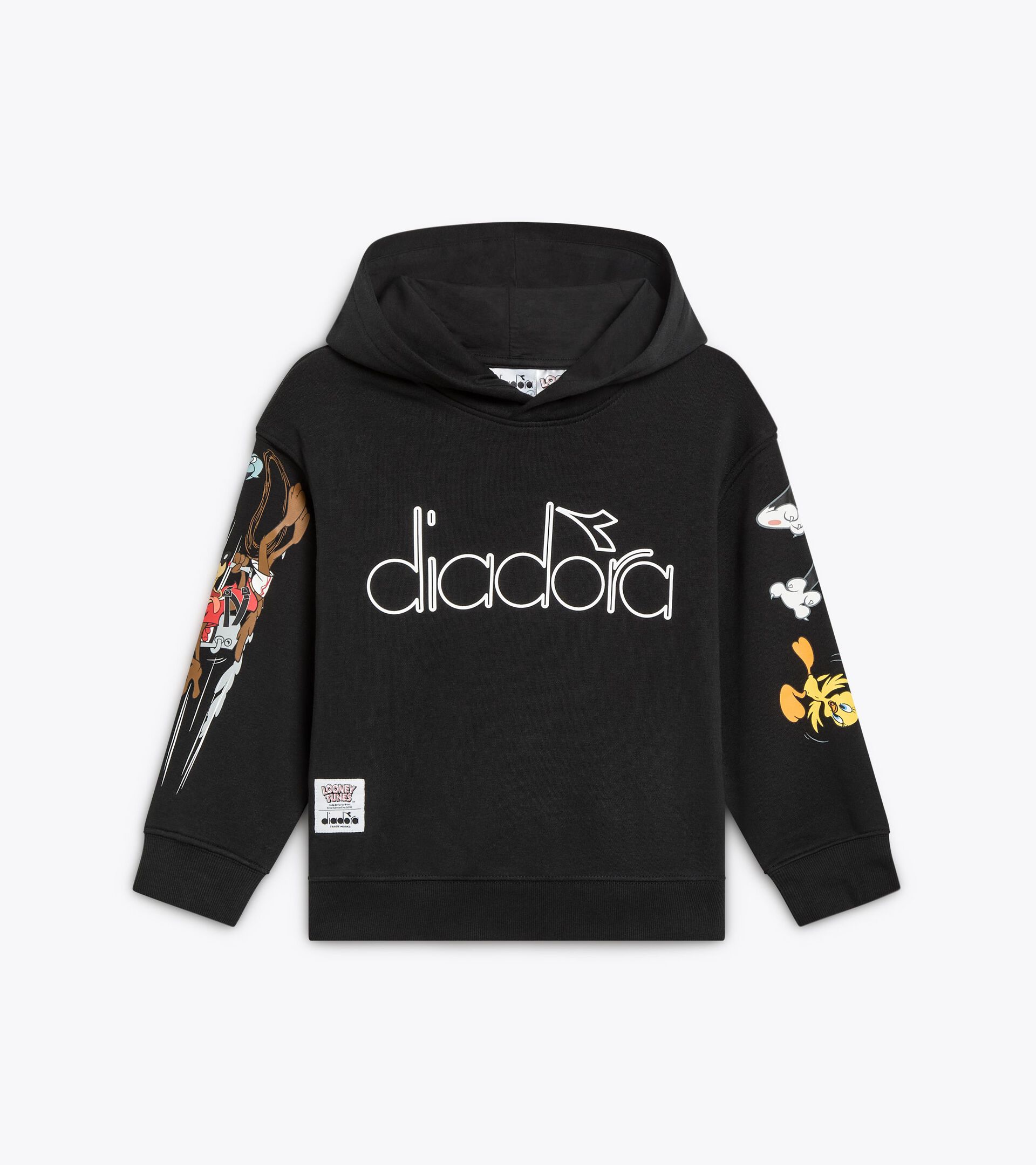 Looney Tunes hoodie - Gender Neutral - Kids 
 JU.HOODIE TEAM LT BLACK - Diadora