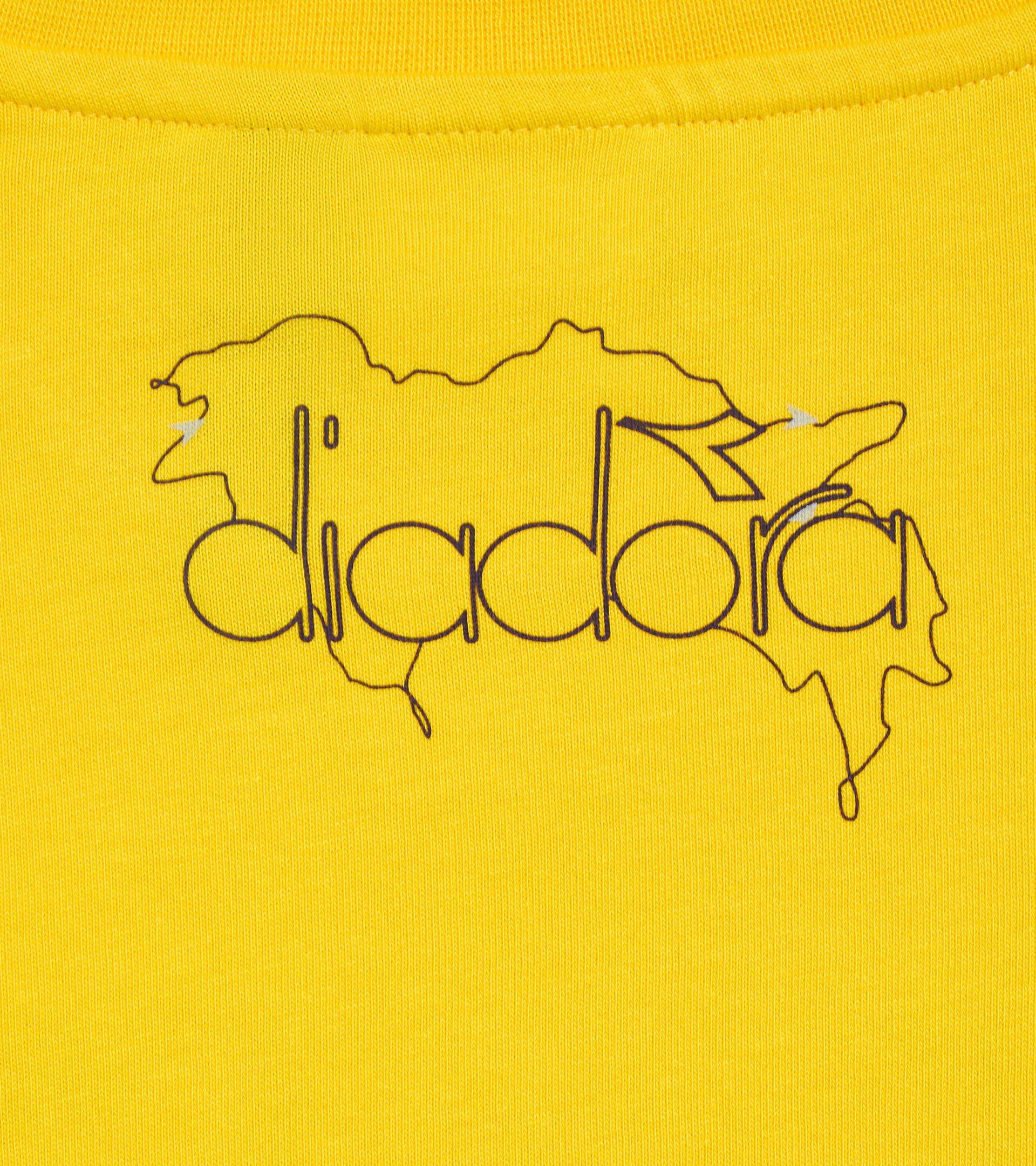 Sportliches T-Shirt mit kurzen Ärmeln - Genderneutral T-SHIRT SS ROUTE HIGH VISIBILITY - Diadora