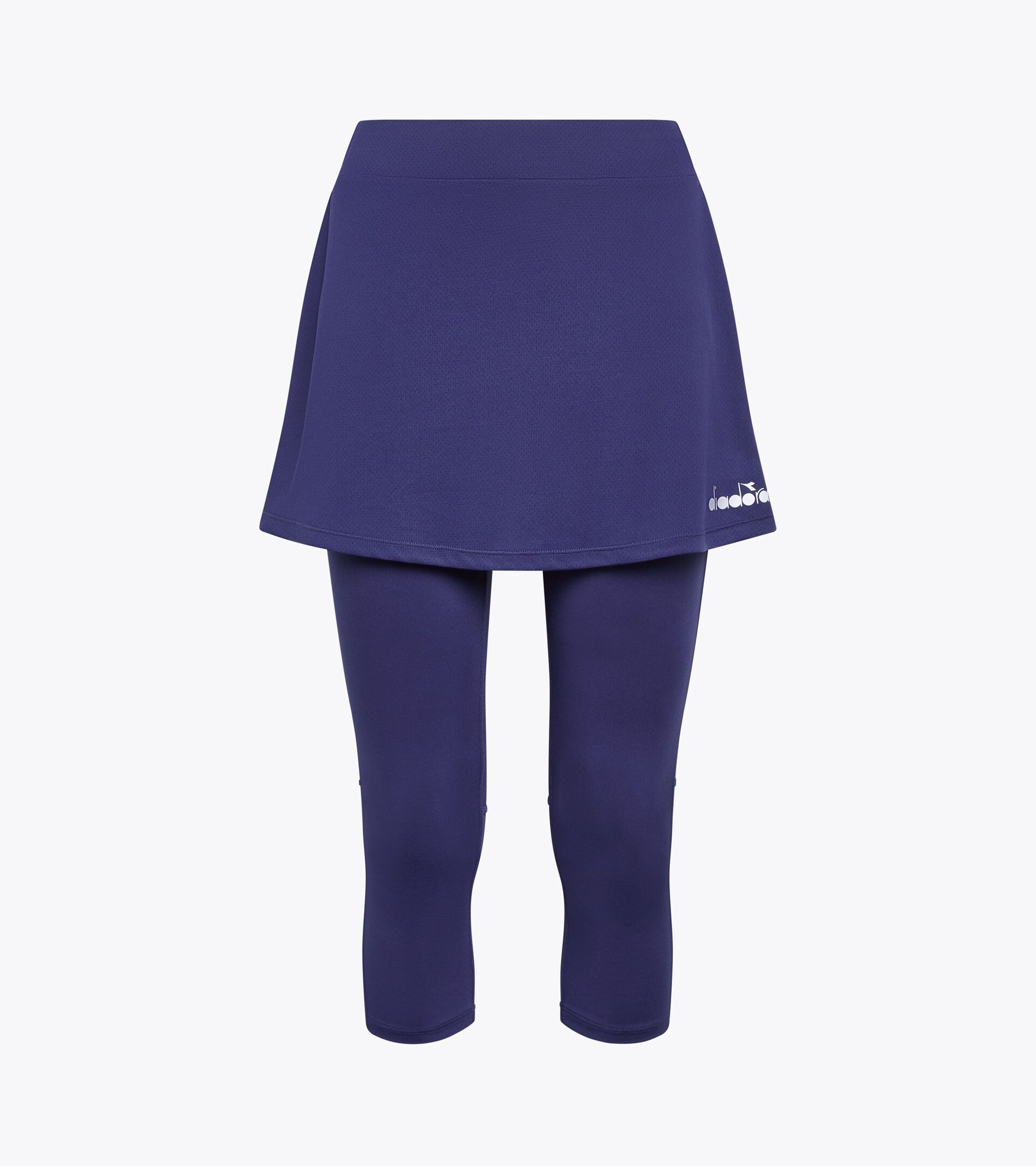 Tennisrock mit 3/4-langen Leggings - Damen L. POWER SKIRT SUEDLICH AURA BLAU - Diadora