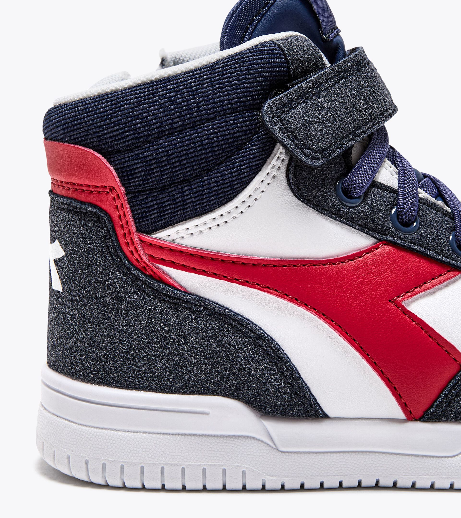 Sports sneakers - Boys - 4 to 8 years old 
 RAPTOR MID DUSTY PS SALTIRE NAVY/WHITE - Diadora