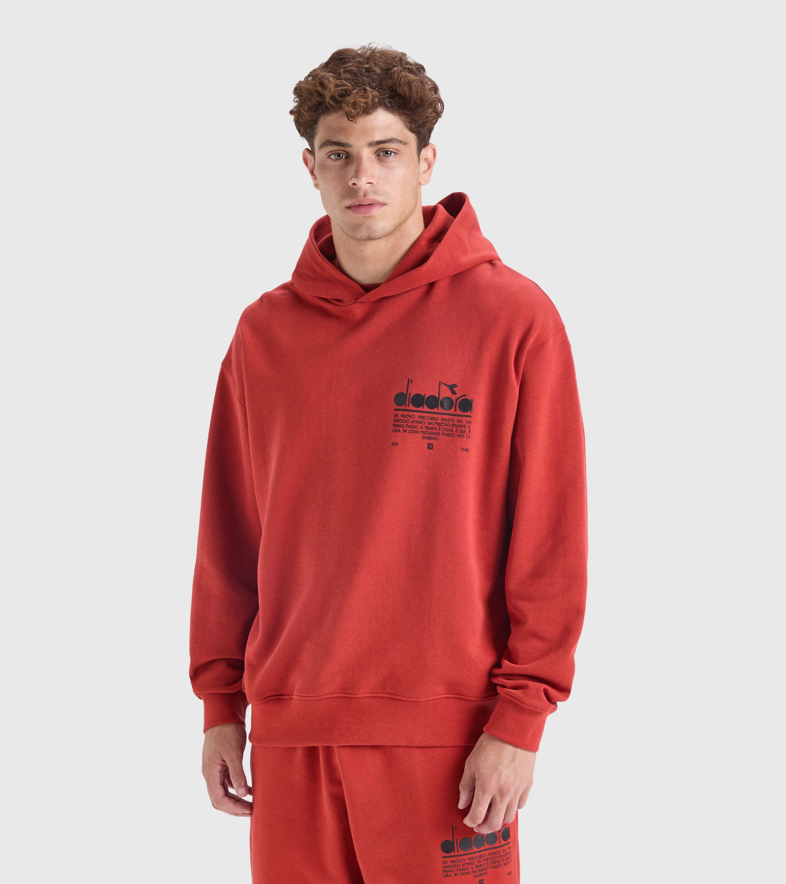 HOODIE MANIFESTO Cotton hooded sweatshirt - Unisex - Diadora