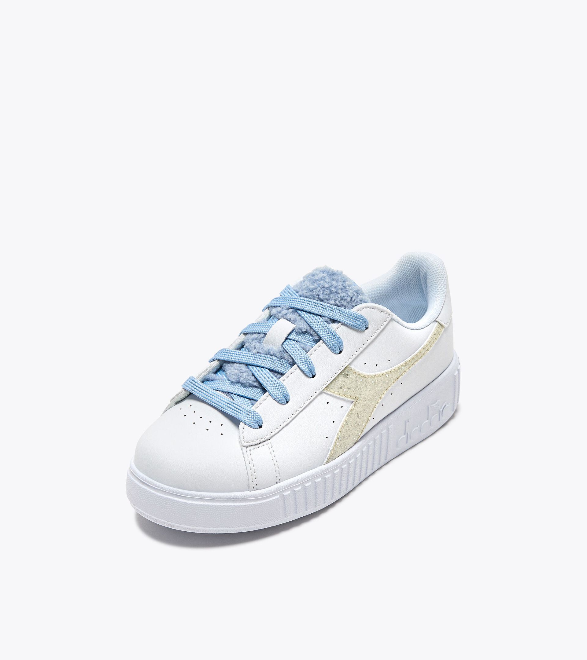 Zapatilla deportiva - Niñas - 4-8 años
 GAME STEP P PS FLUFFY WHITE/BLUE CASHMERE - Diadora