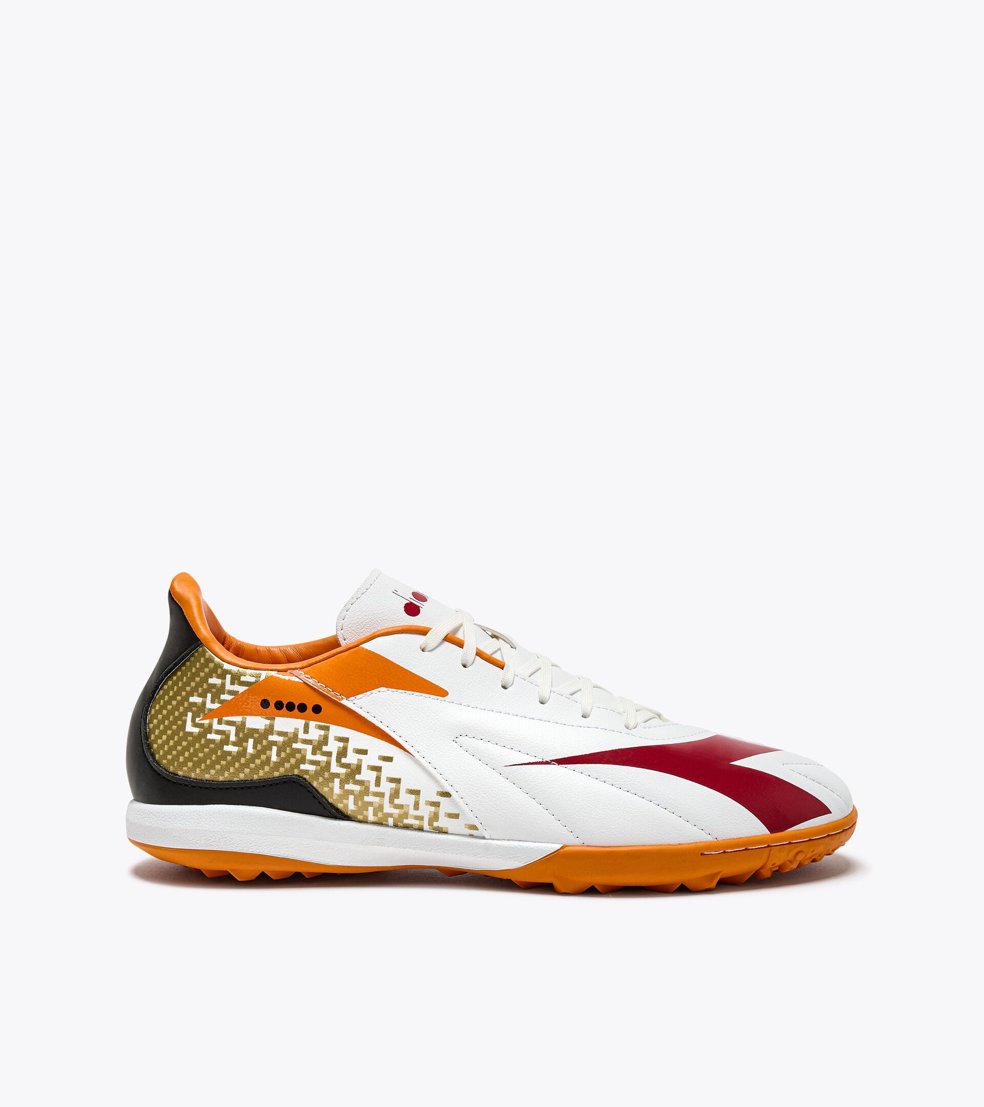 Calcio boots for synthetic turfs - Men’s MAXIMUS ELITE R TFR WHITE/CHILI PEPPER/RUSSET ORANGE - Diadora