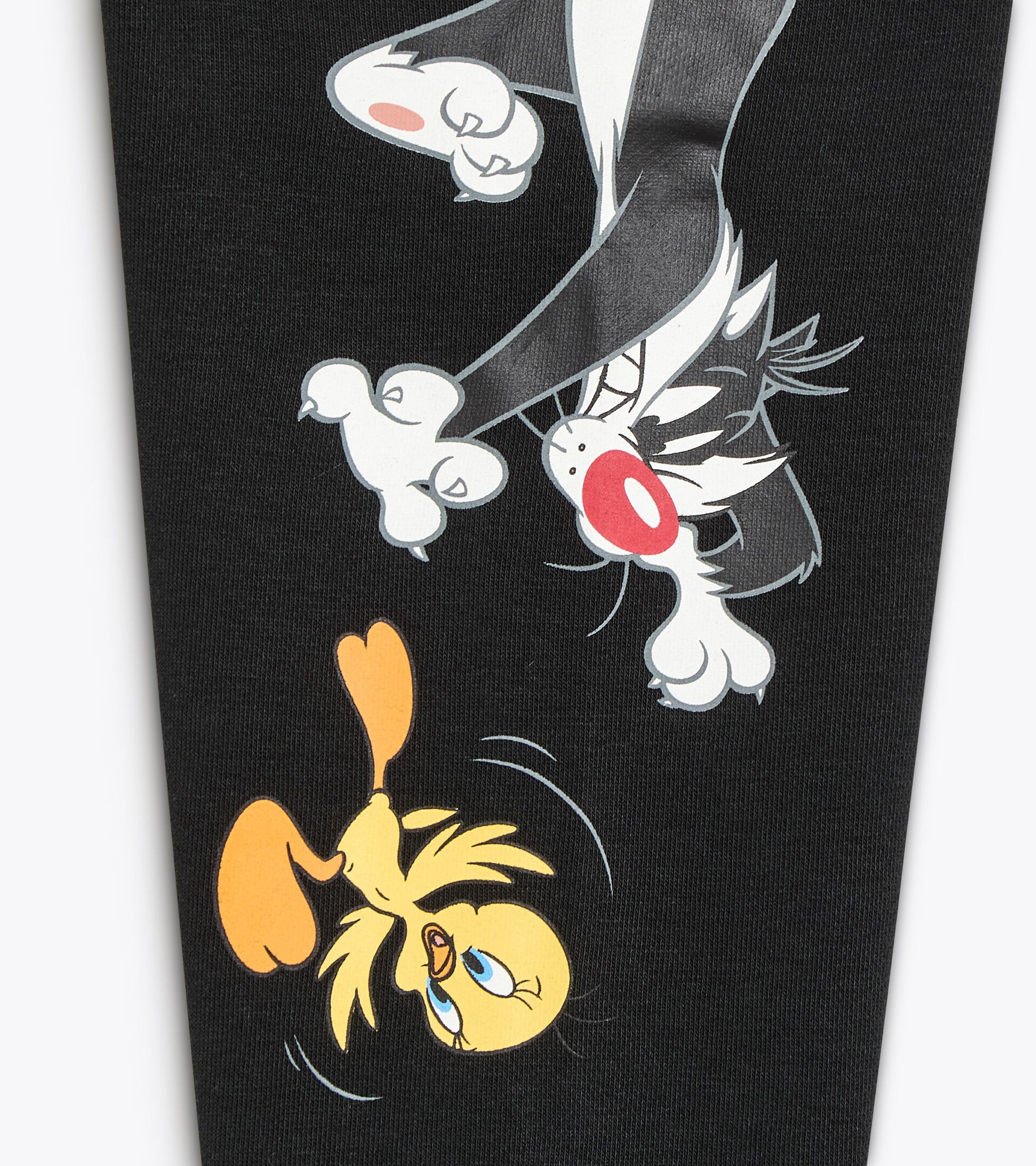 Sweat-shirt à capuche Looney Tunes - Genre neutre - Garçon et fille JU.HOODIE TEAM LT NOIR - Diadora