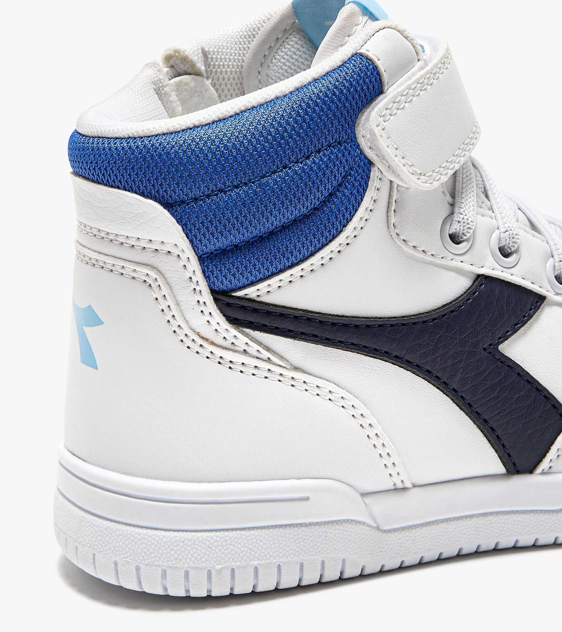 Chaussures de sport - Garçon 4-8 ans RAPTOR MID PS BLANC/BLAU ECOLE NAVALE - Diadora