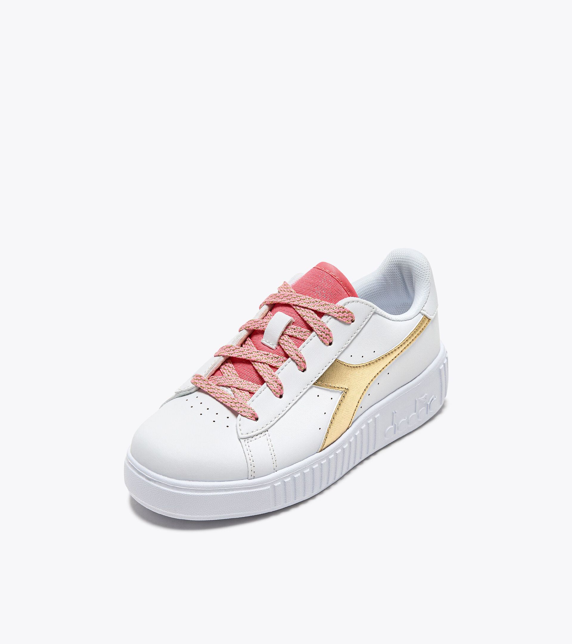 Chaussures de sport - Fille - 4-8 ans
 GAME STEP P PS GLITCH BLANC/OR BRUN - Diadora